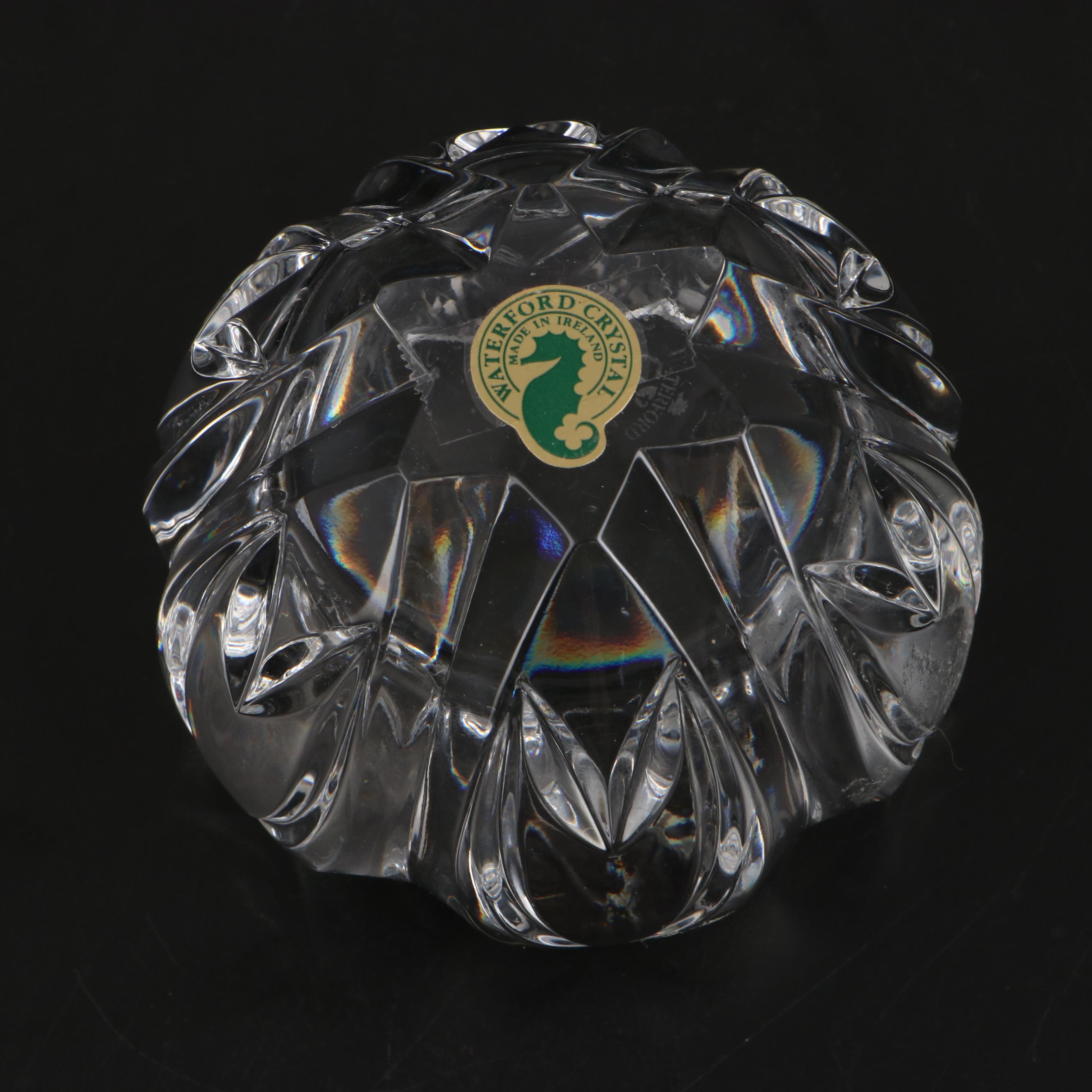 Waterford Crystal and Other Vases, Bowl and Ring Holder