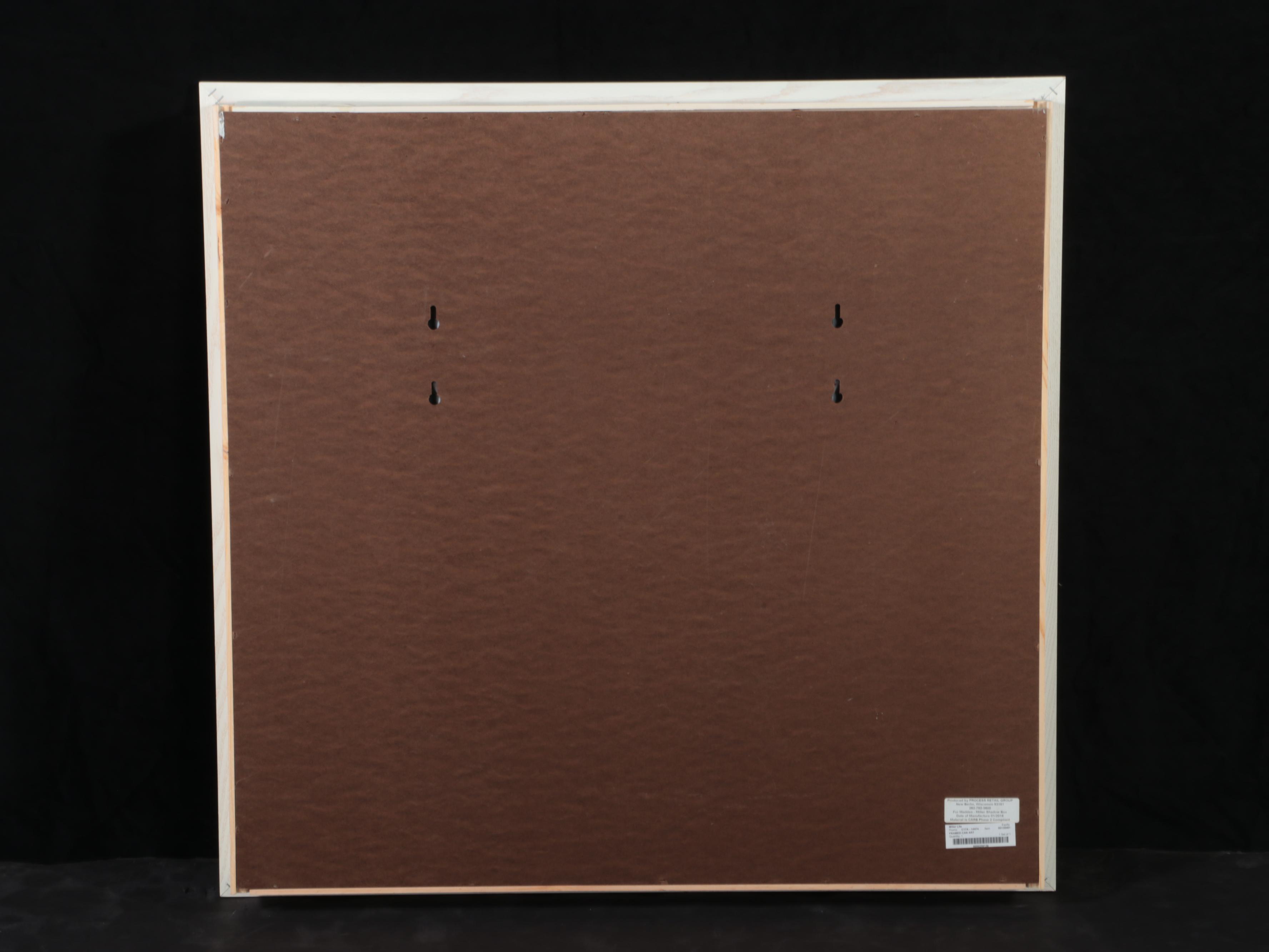 Framed Miller Lite Beer Cans Shadowbox Display in Wood Frame