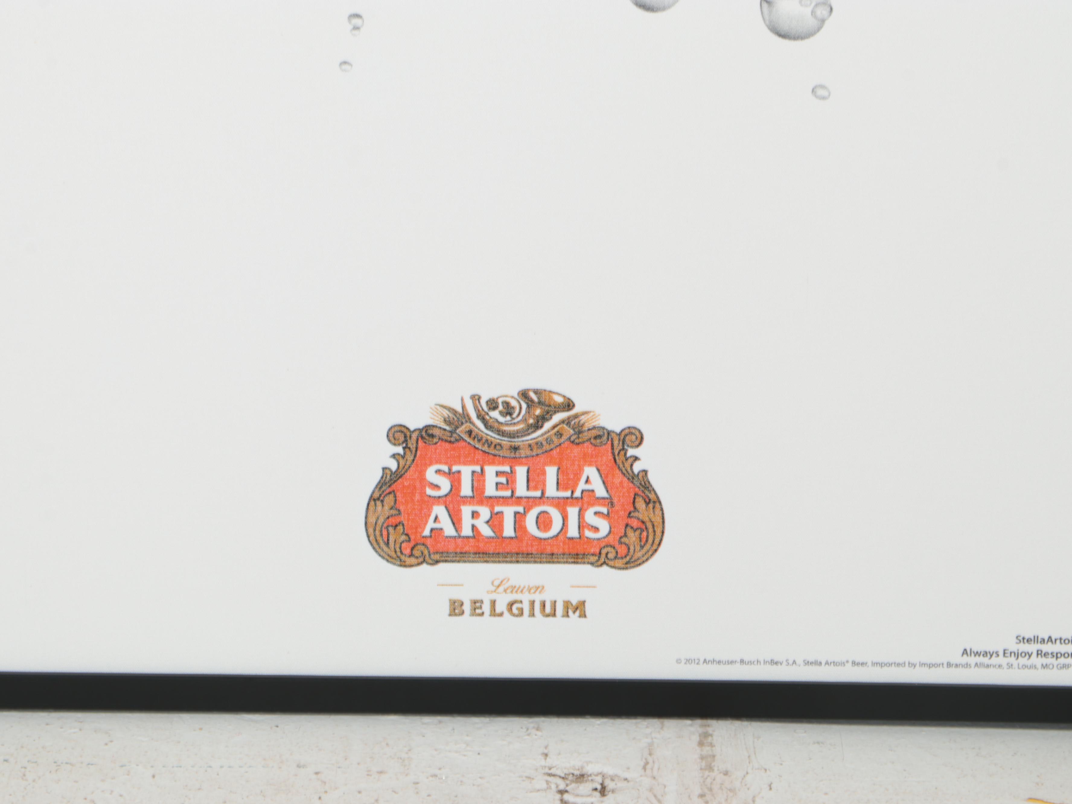 Stella Artois Three-Piece Bar Wall Art Prints