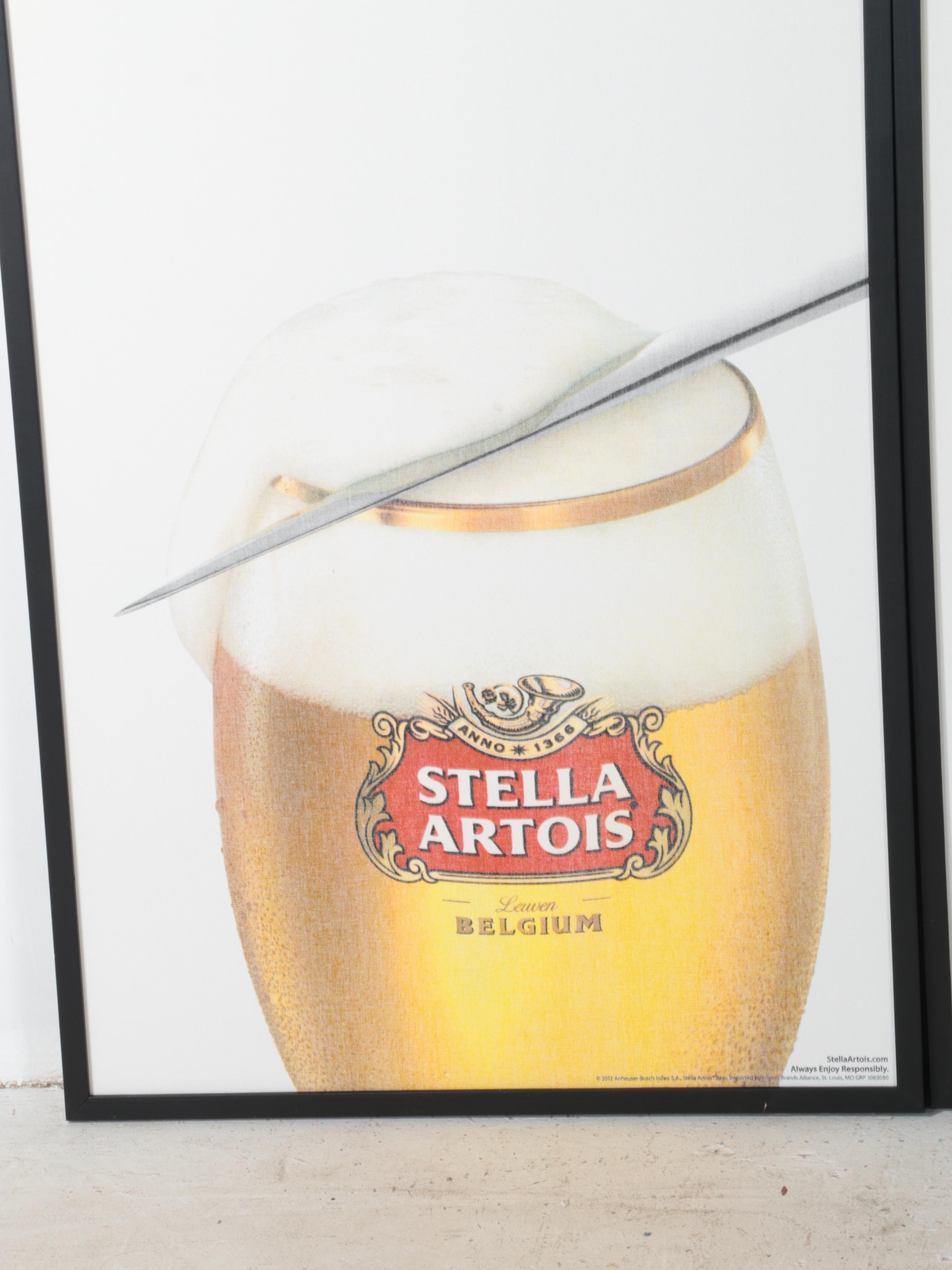 Stella Artois Three-Piece Bar Wall Art Prints