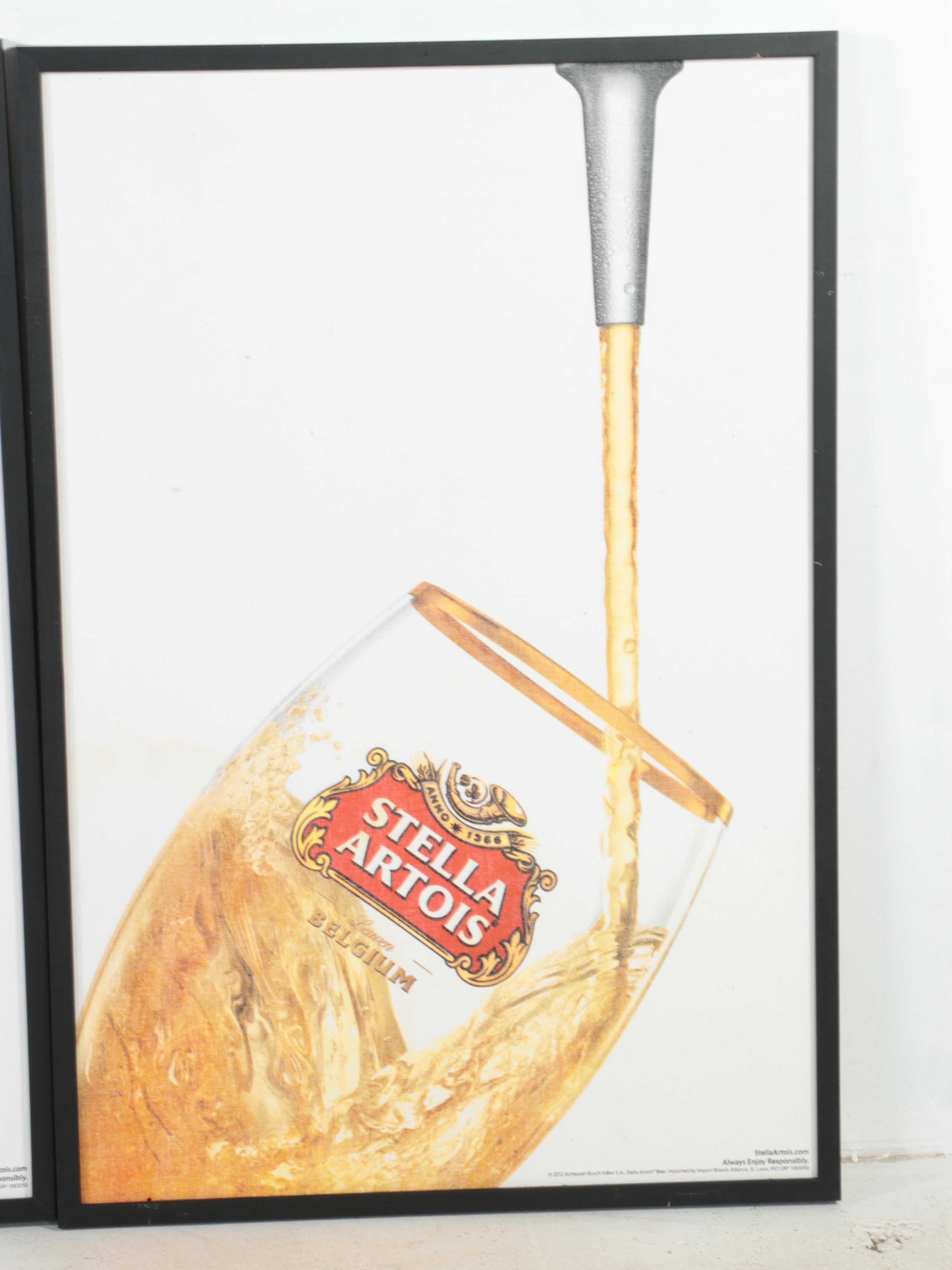 Stella Artois Three-Piece Bar Wall Art Prints