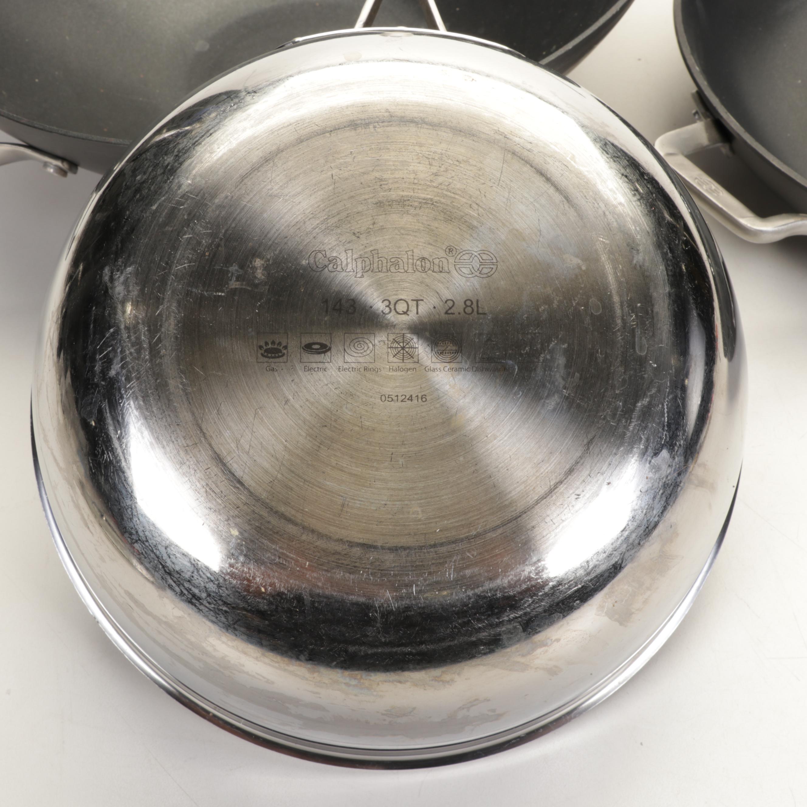 Calphalon Signature Non-Stick Skillet, Wok and Sauce Pan