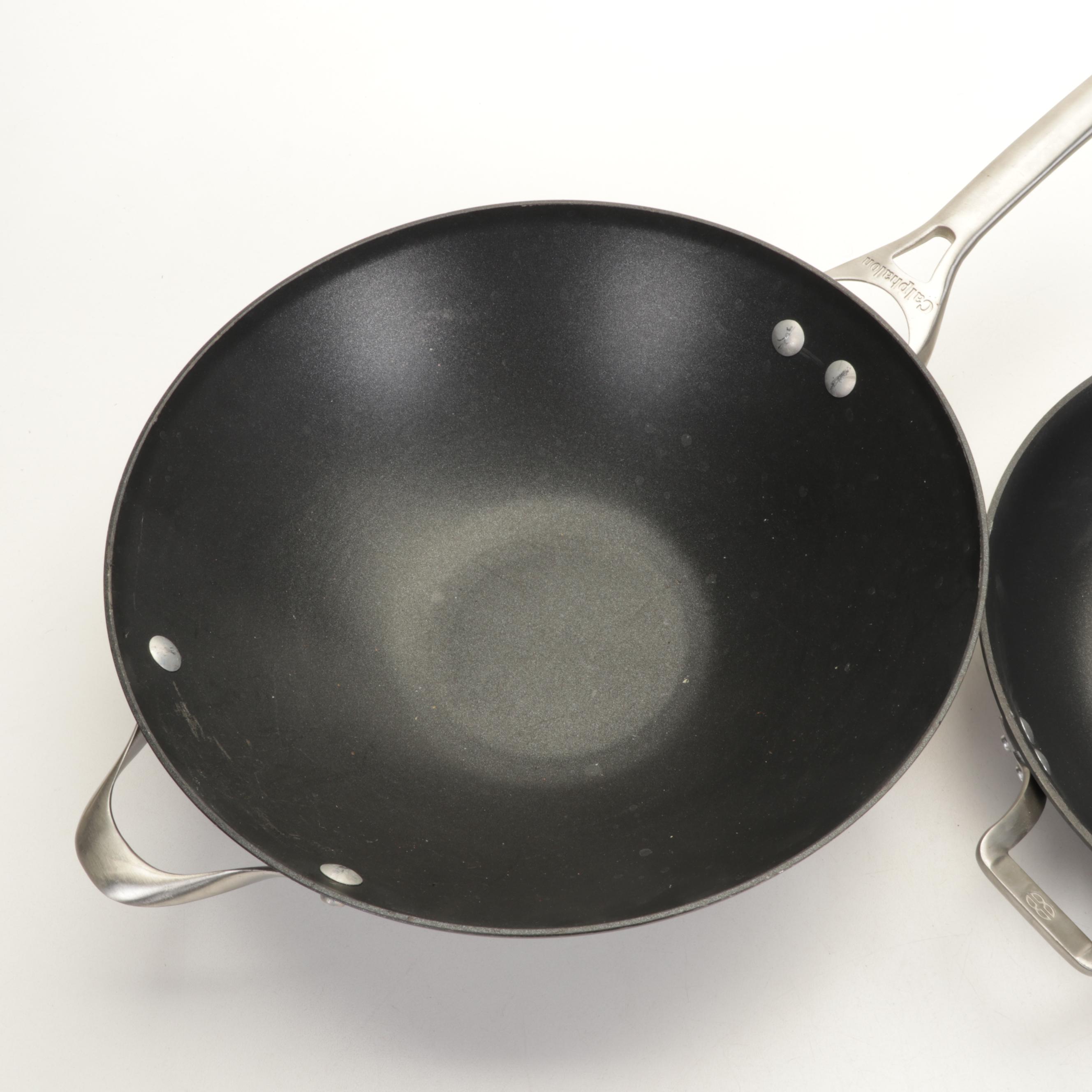 Calphalon Signature Non-Stick Skillet, Wok and Sauce Pan