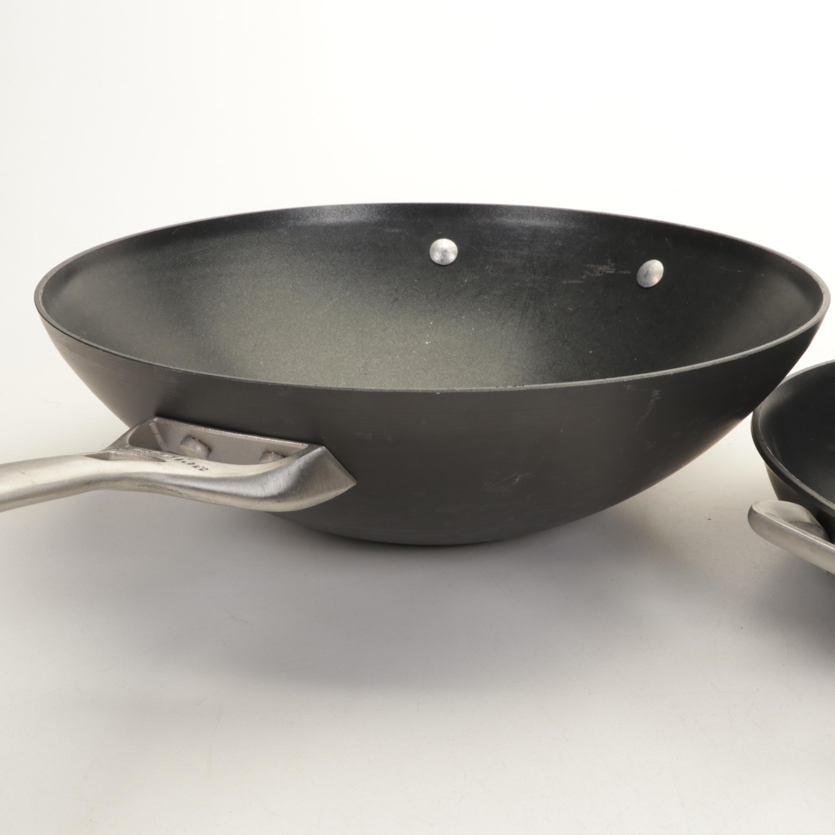 Calphalon Signature Non-Stick Skillet, Wok and Sauce Pan