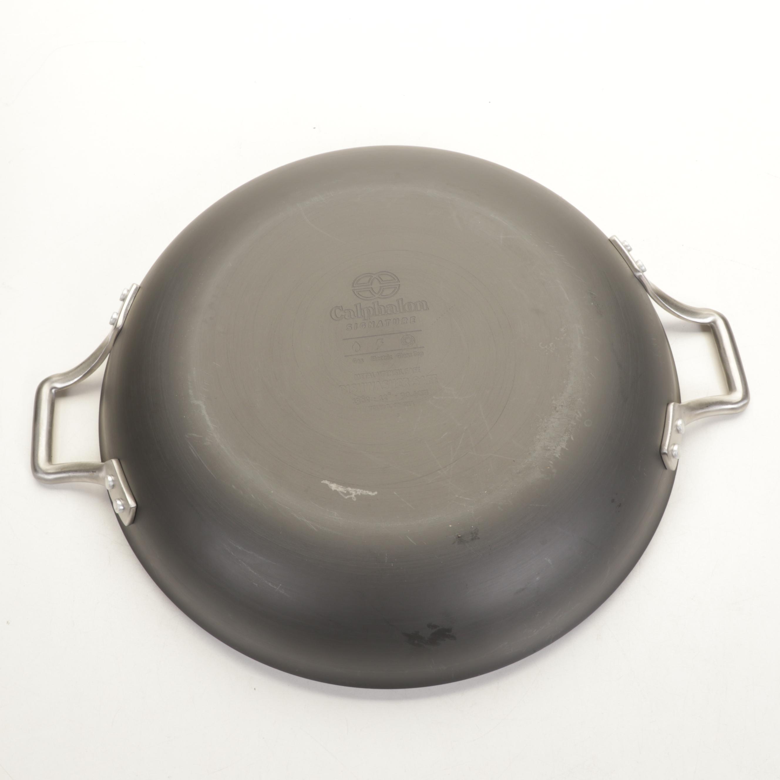 Calphalon Signature Non-Stick Skillet, Wok and Sauce Pan