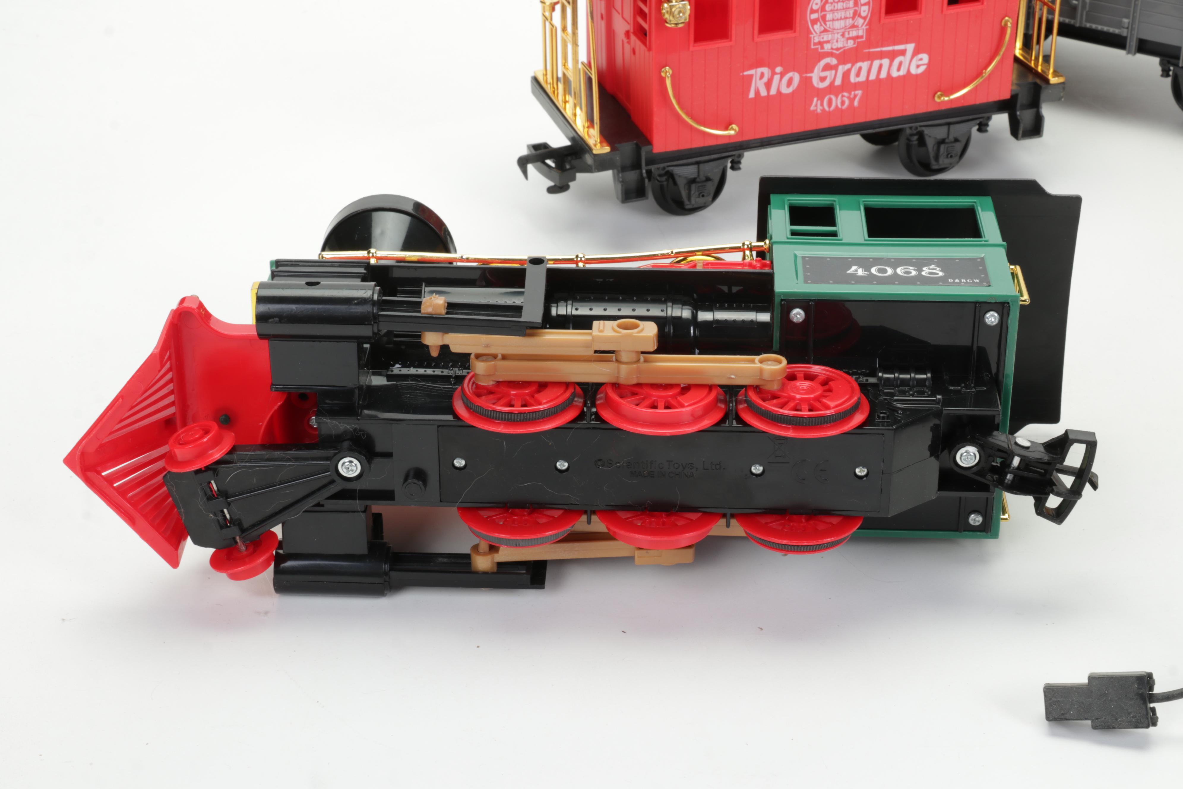 Scientific Toys Ltd. Wireless Remote Control Train Set, Late 20th Century