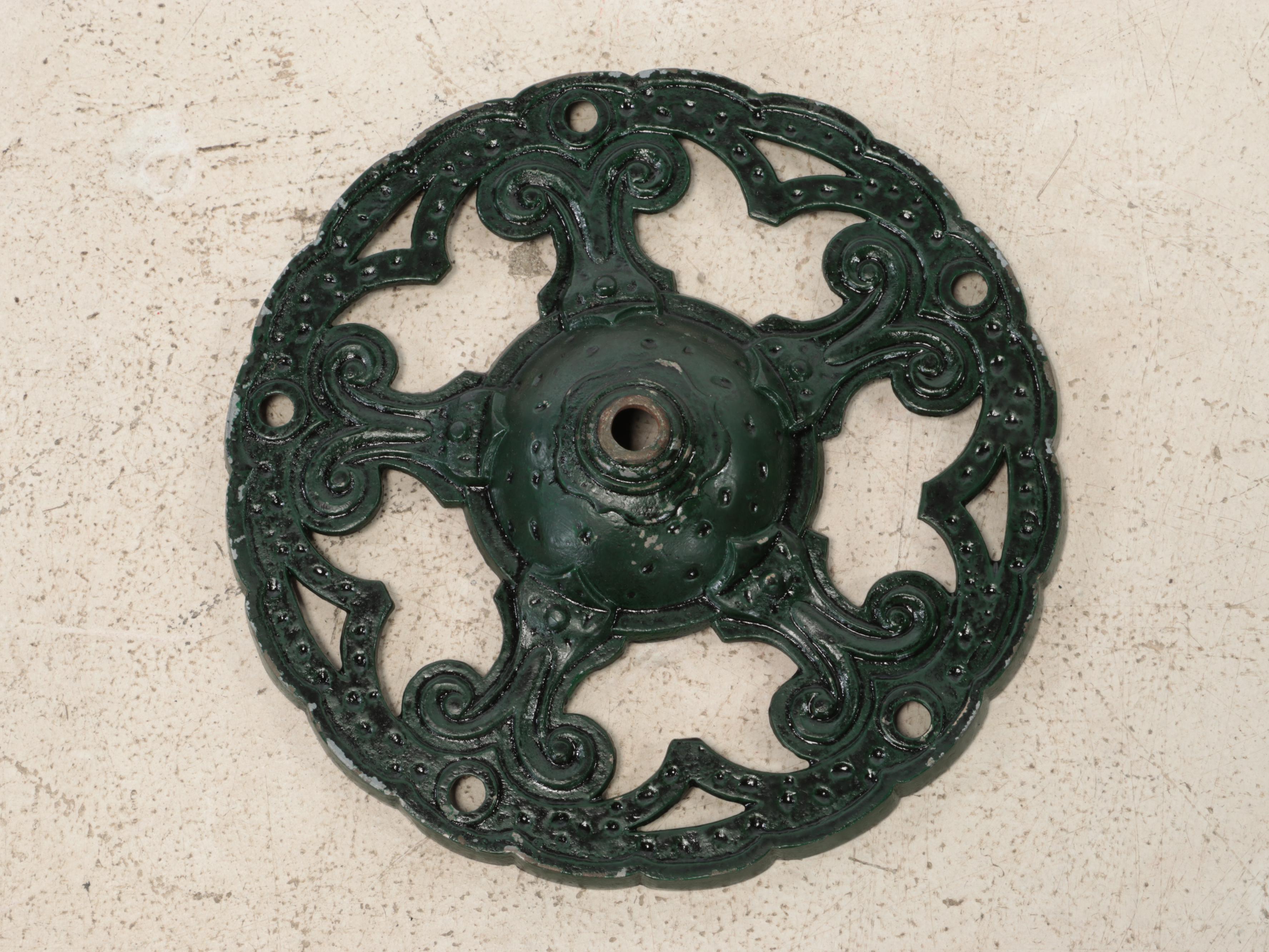 Victorian Gothic Revival Style Mixed Metal Chandelier, Early 20th Century