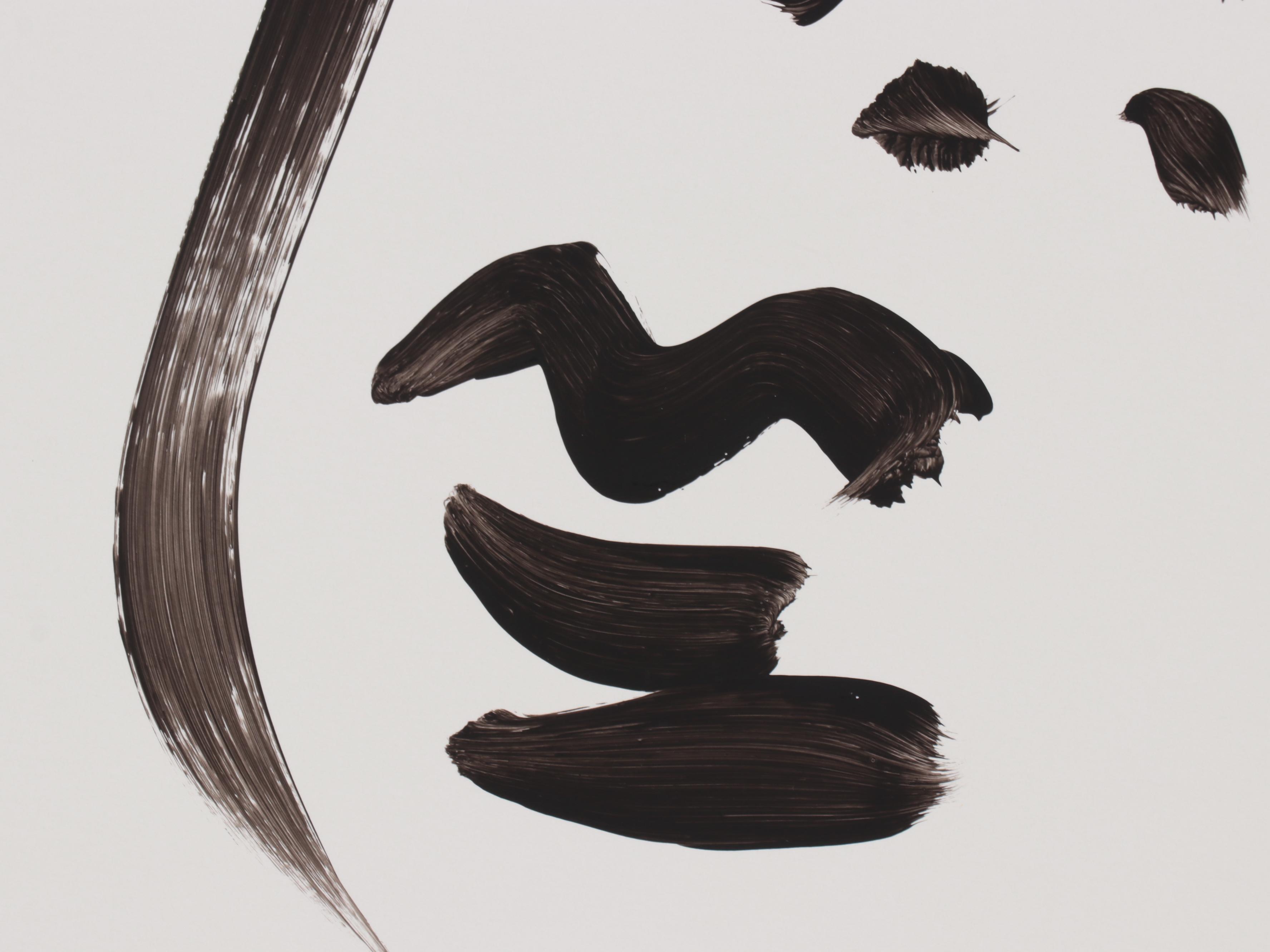 Peter Keil Abstract Portrait Acrylic Painting