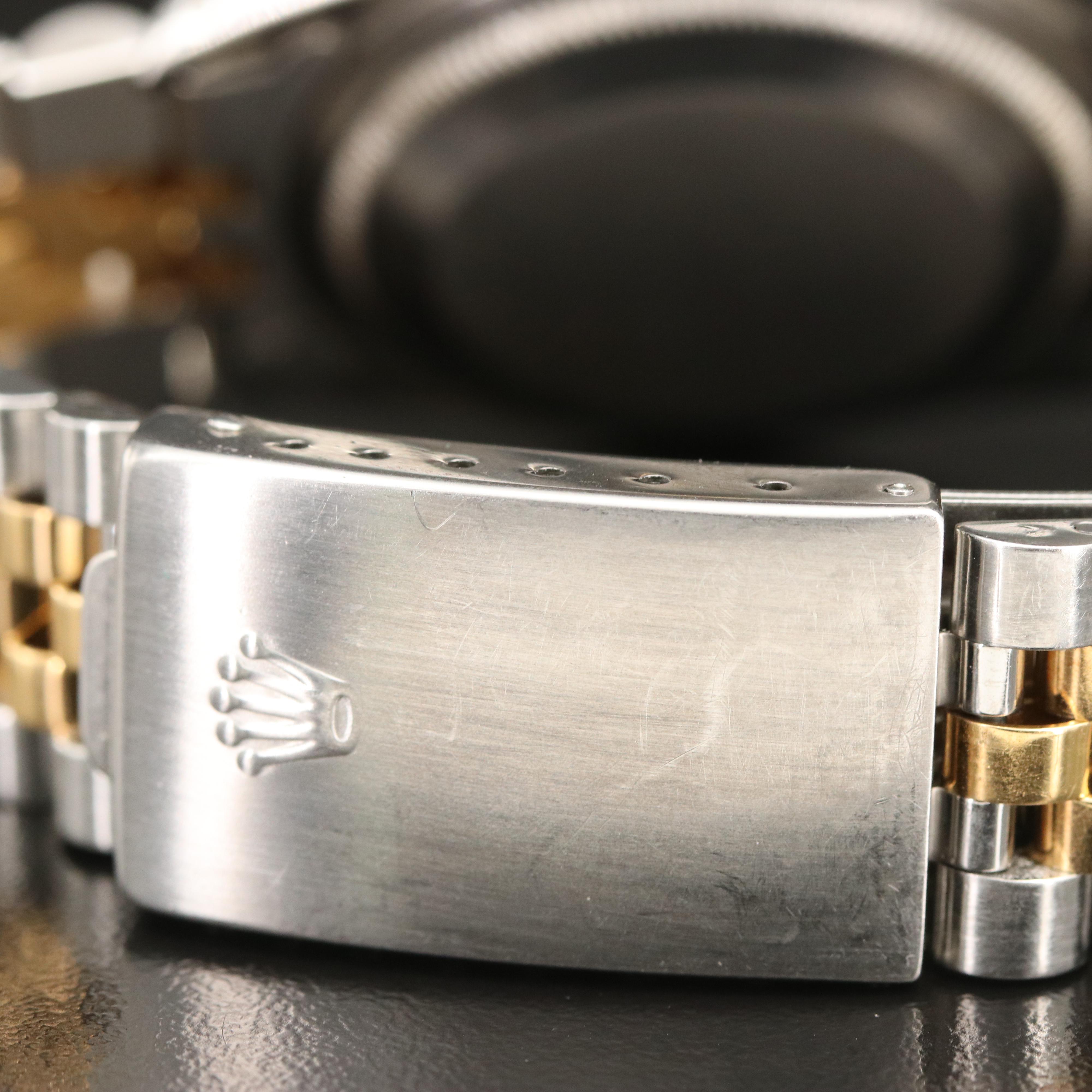 1988 Rolex Datejust Two Tone Mother-of-Pearl Diamond Dial Watch