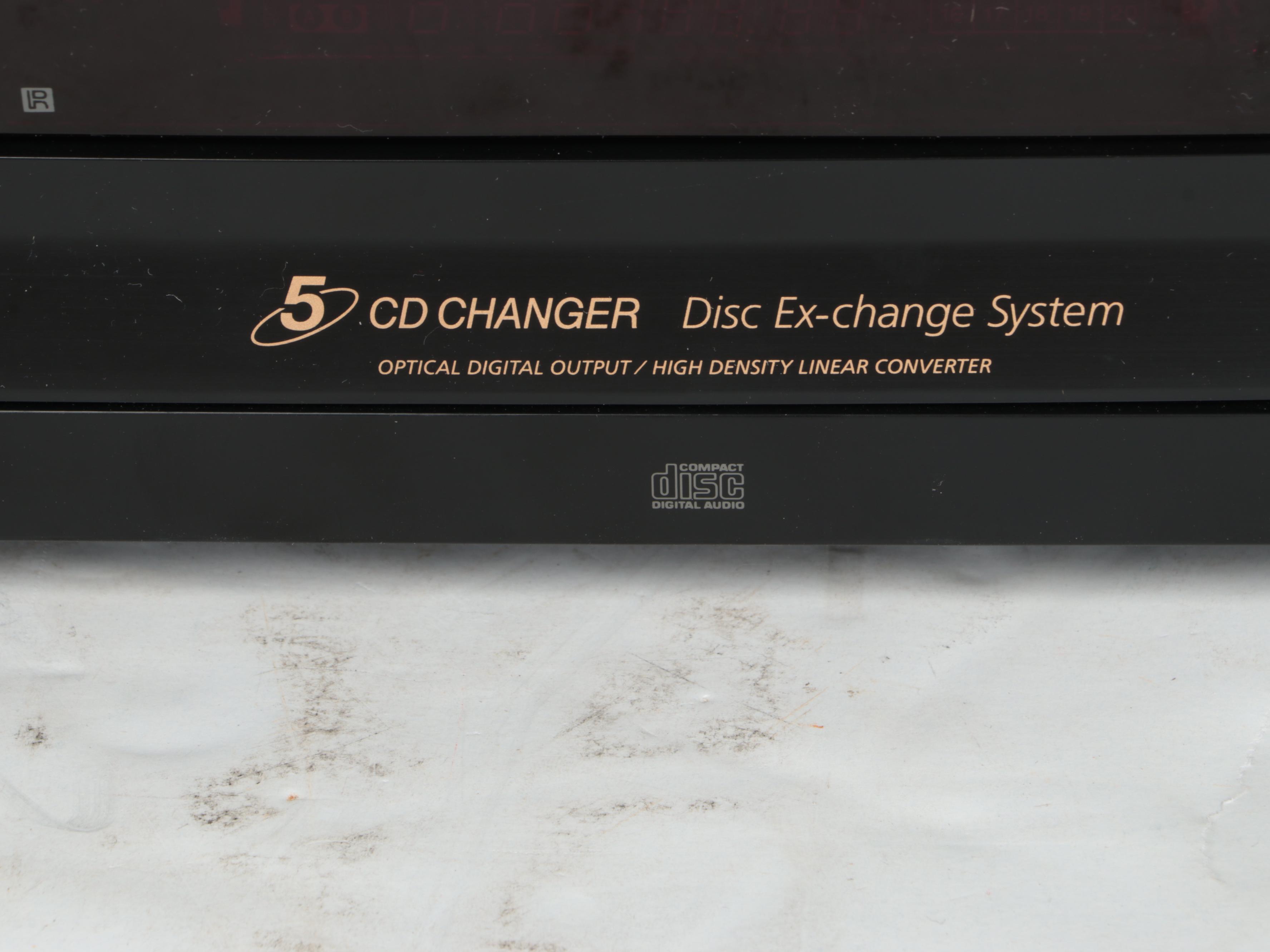 Sony CDP-CE375 CD Player, Cassette Deck, AM/FM Tuner and Stereo Amplifier