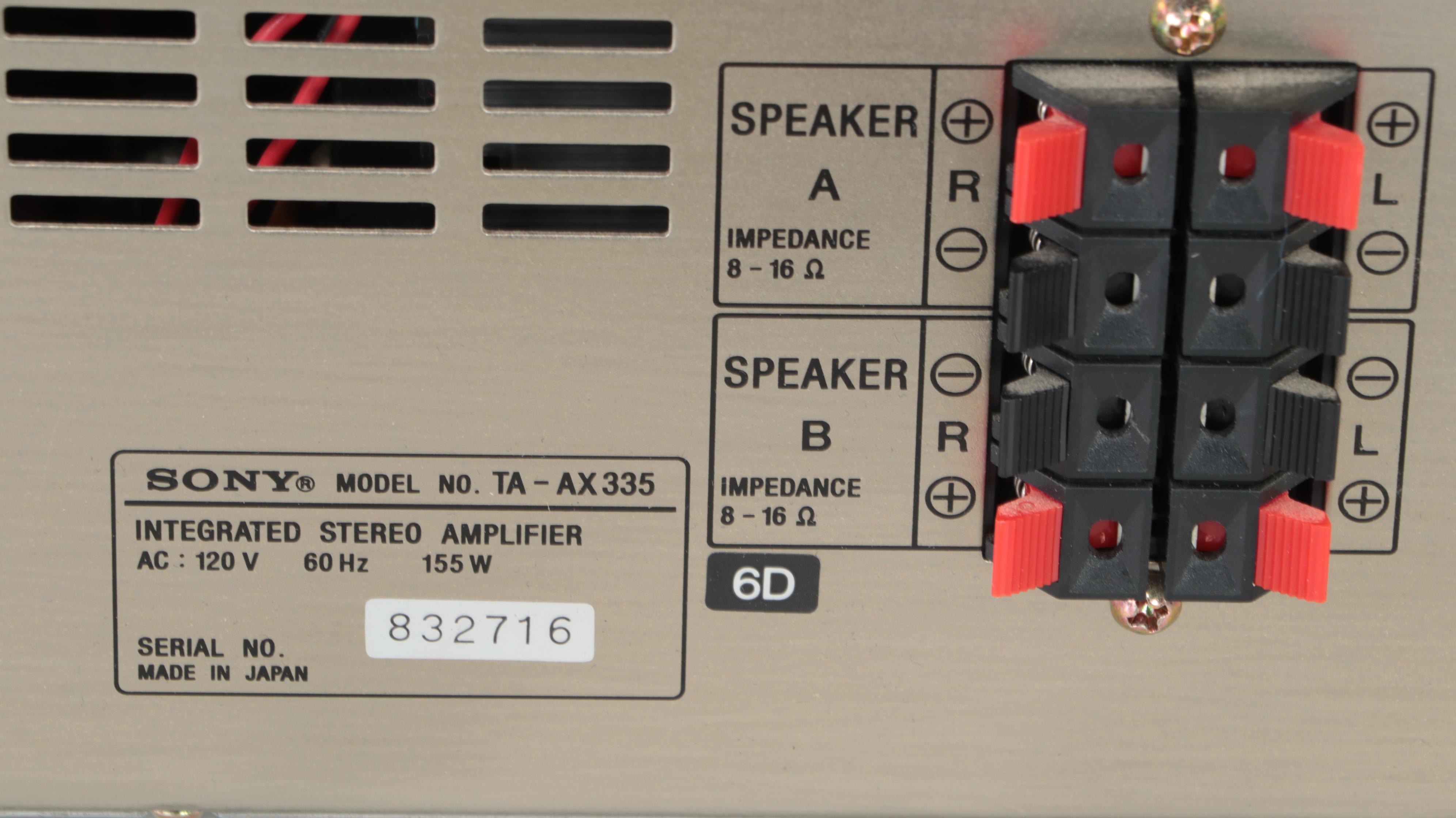 Sony CDP-CE375 CD Player, Cassette Deck, AM/FM Tuner and Stereo Amplifier