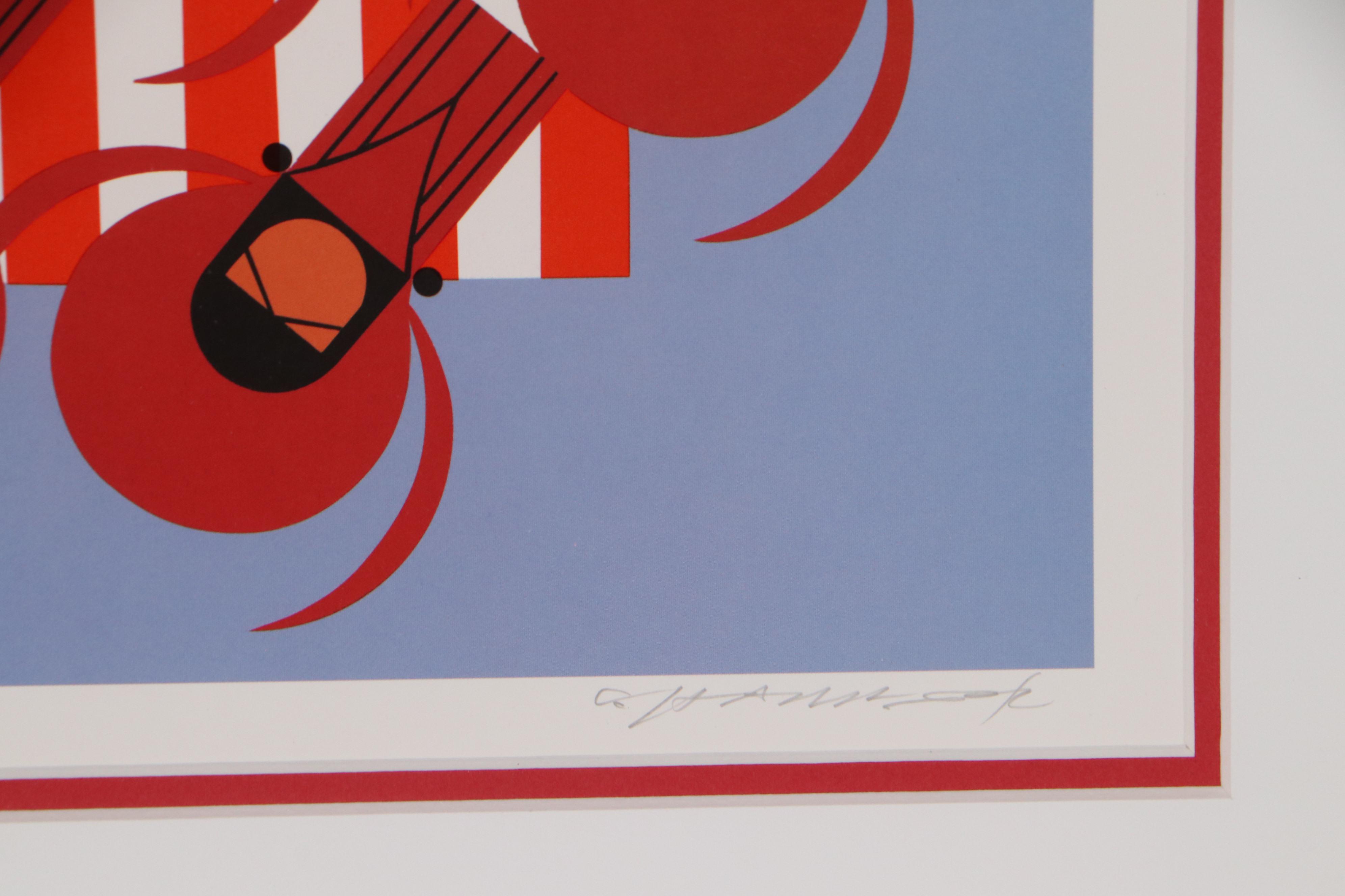 Charley Harper Giclée "Furrin' Feathers," Late 20th Century