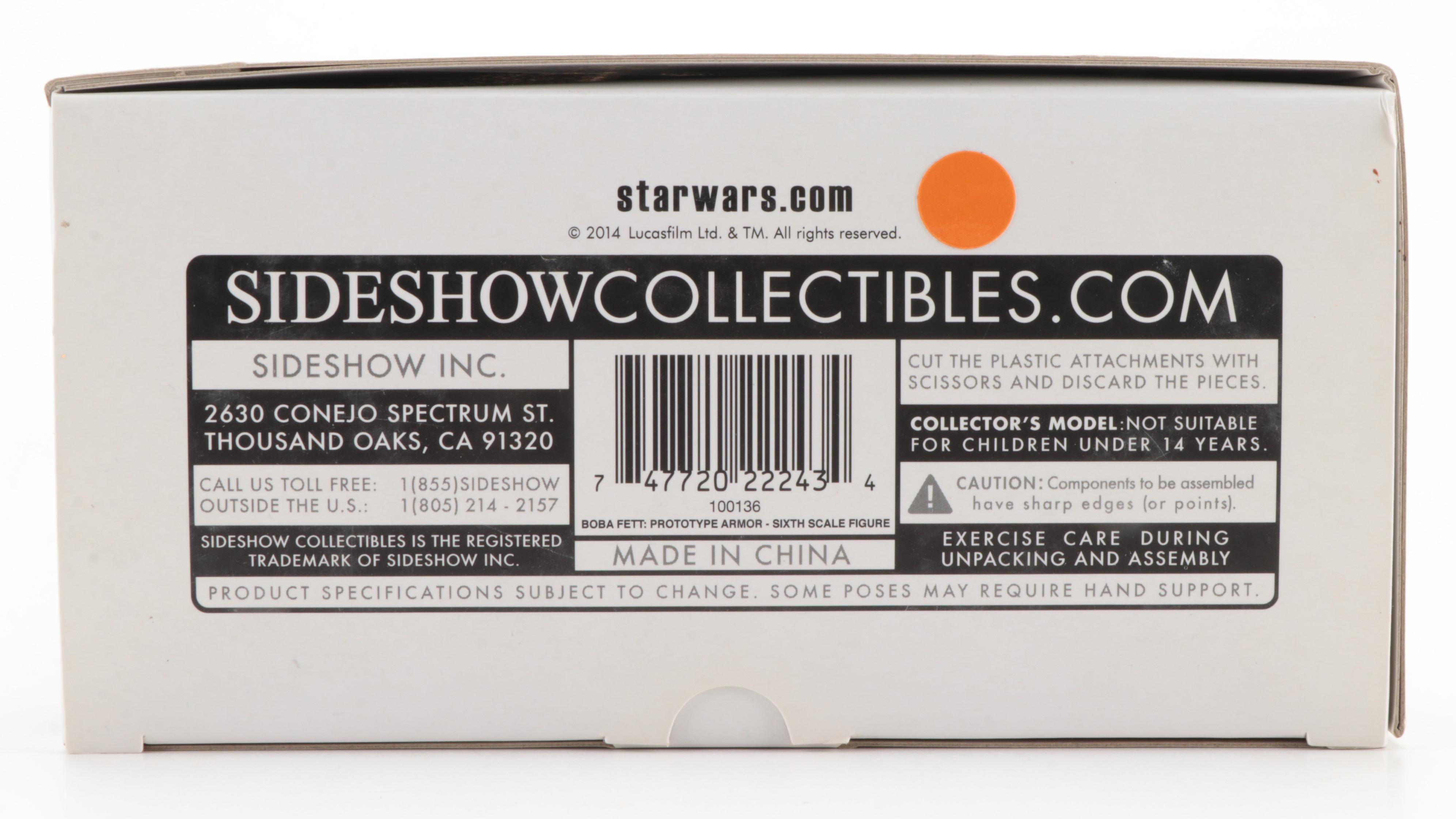 Exclusive Sideshow Collectibles Star Wars Boba Fett Prototype Armor Figure