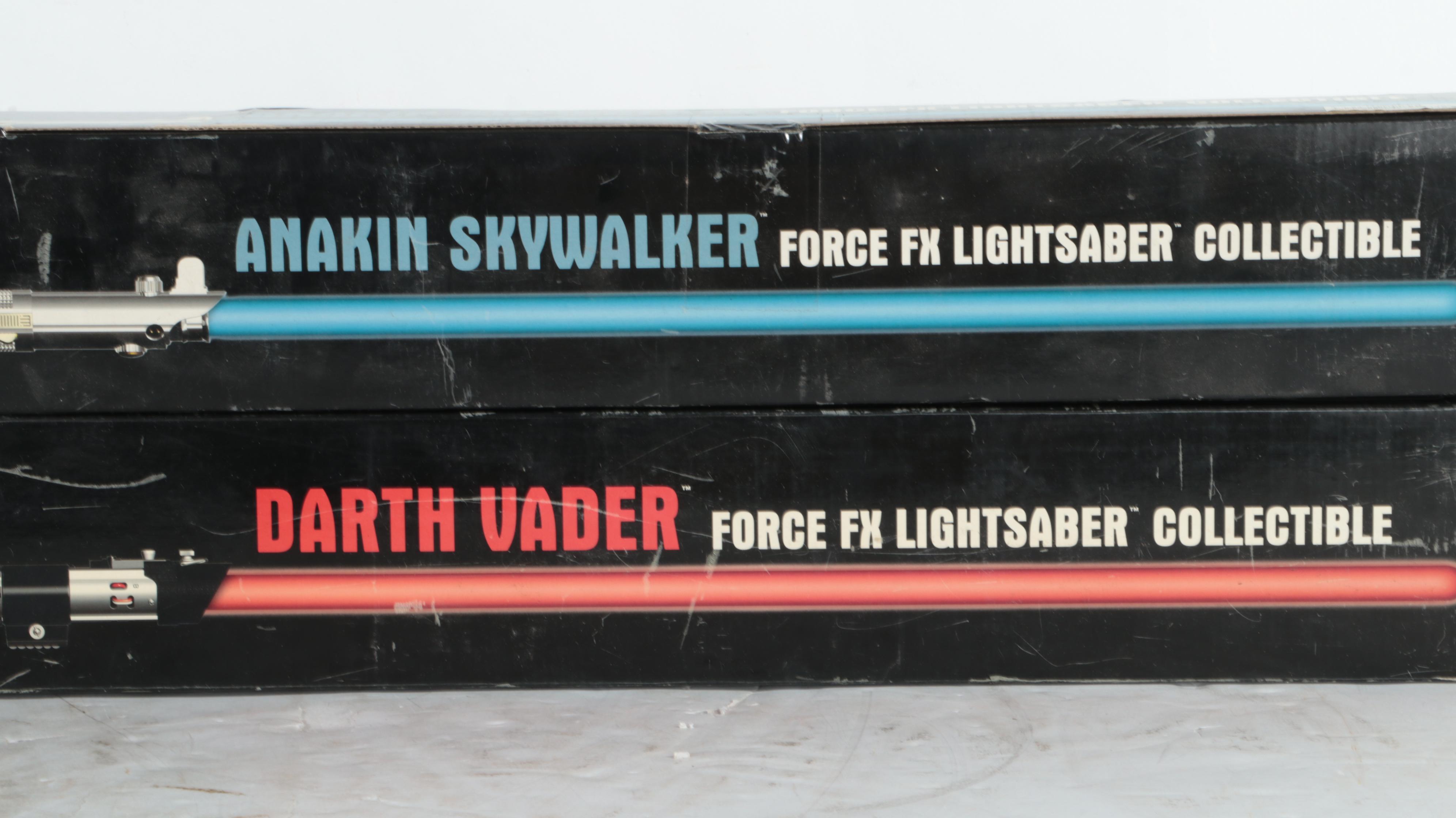 Master Replicas Darth Vader, Anakin Skywalker Force FX Lightsaber Collectibles