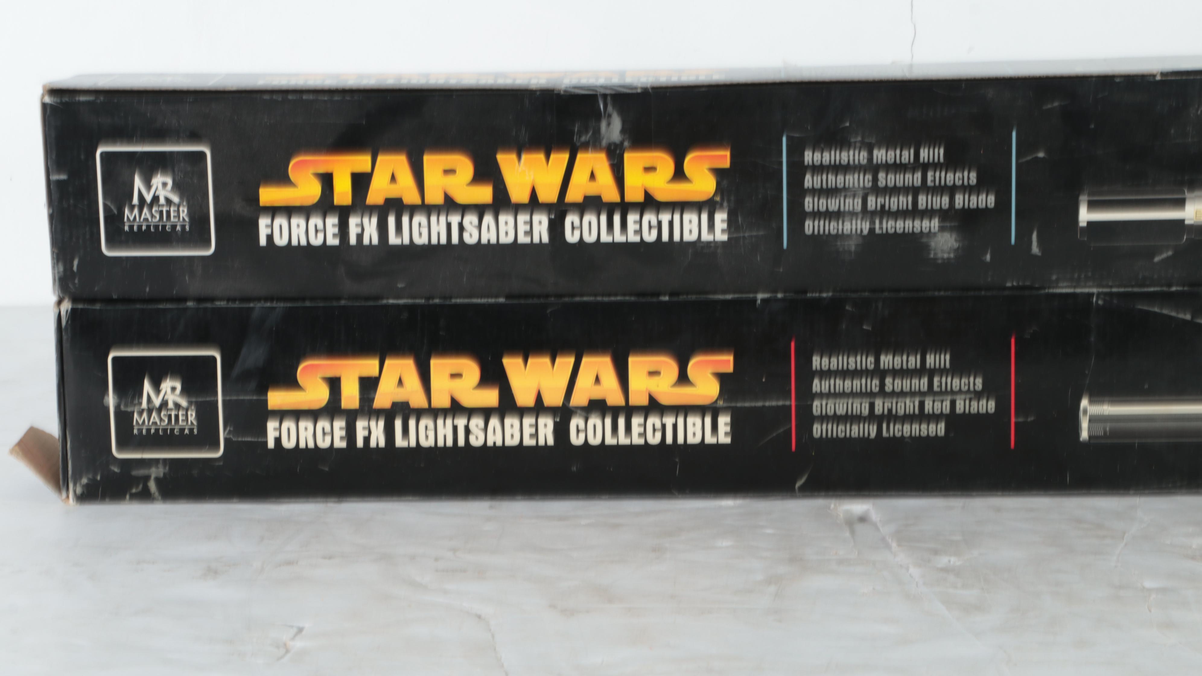 Master Replicas Darth Vader, Anakin Skywalker Force FX Lightsaber Collectibles