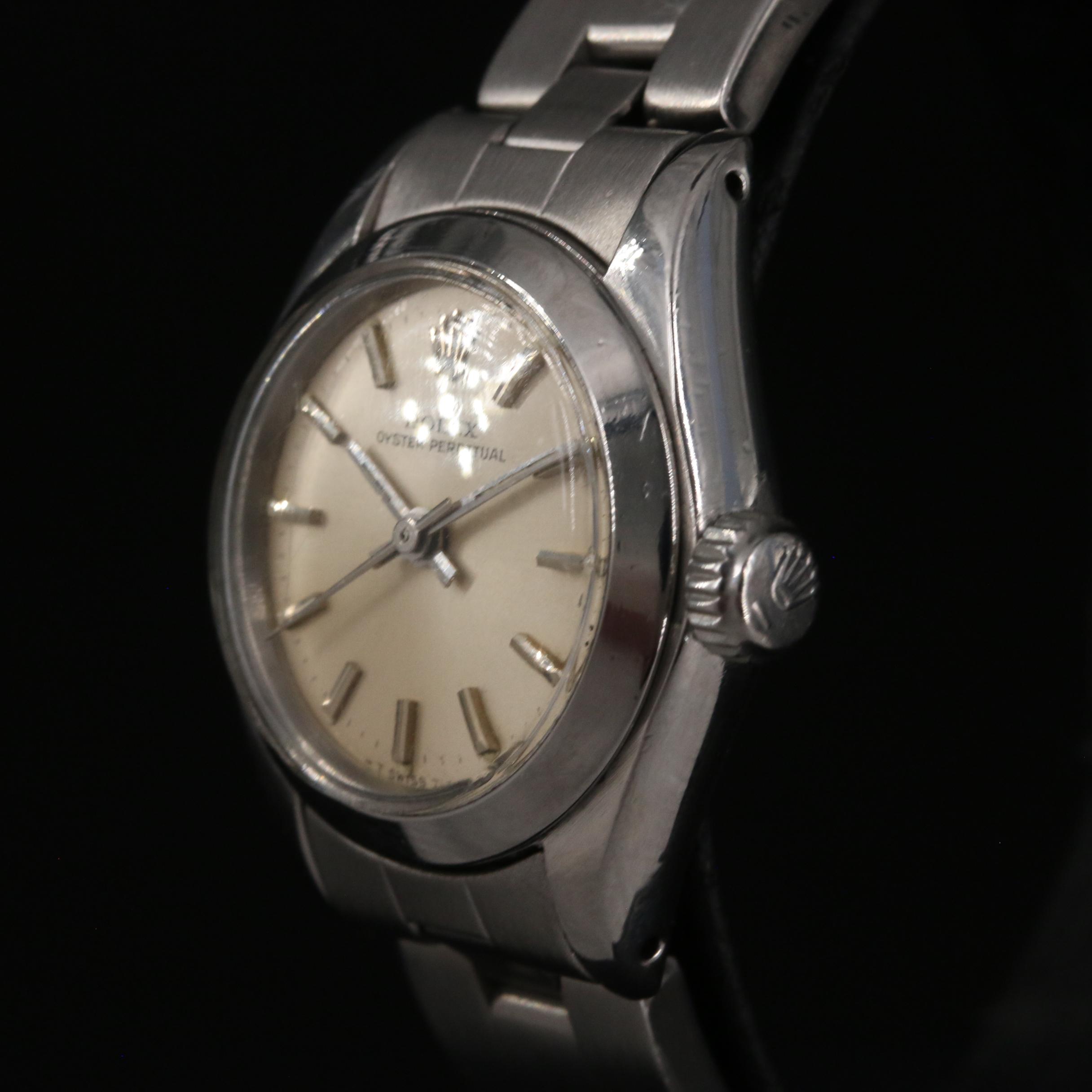 1982 Rolex Oyster Perpetual Stainless Steel Watch