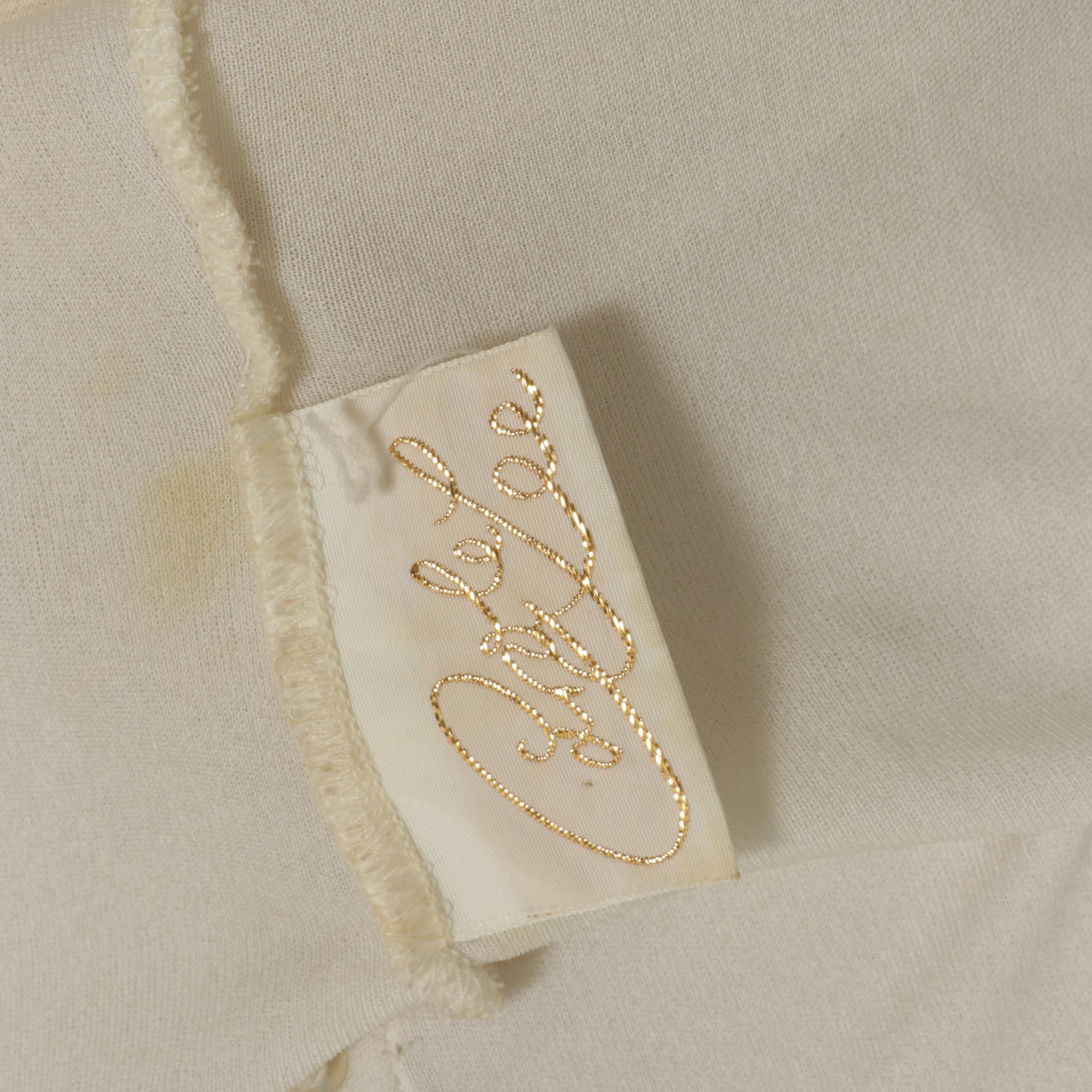 Carole Lee Sequin Trimmed Slip Dress with Embroidered and Embellished Duster