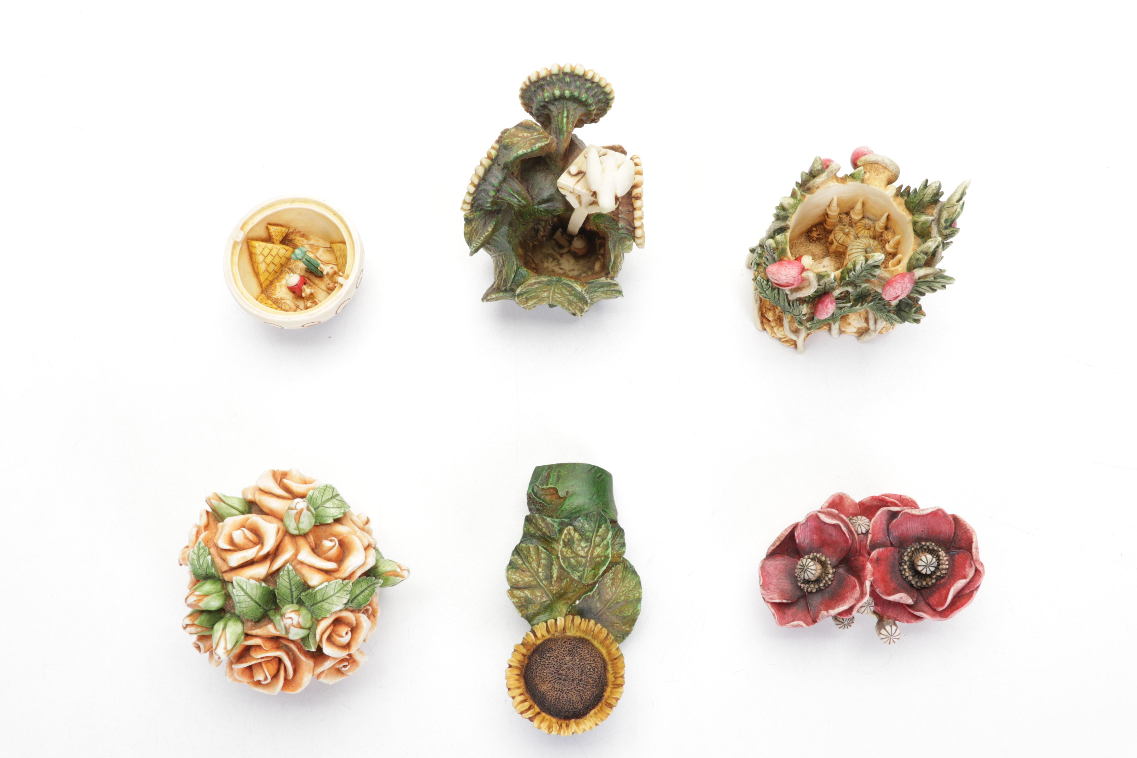 Harmony Kingdom Roly Poly "Dracula" with Harmony Garden & Byron's Bouquets