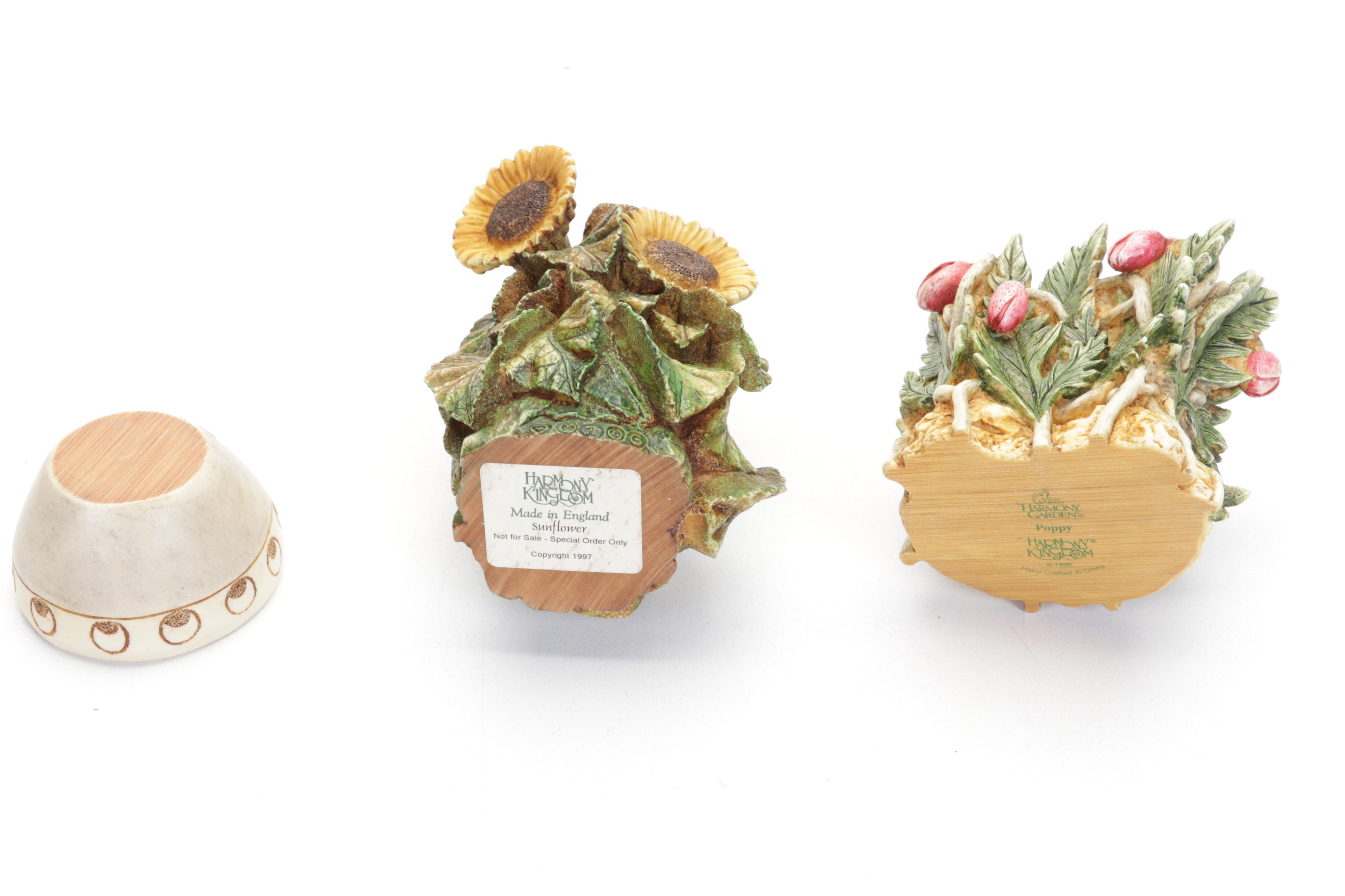 Harmony Kingdom Roly Poly "Dracula" with Harmony Garden & Byron's Bouquets