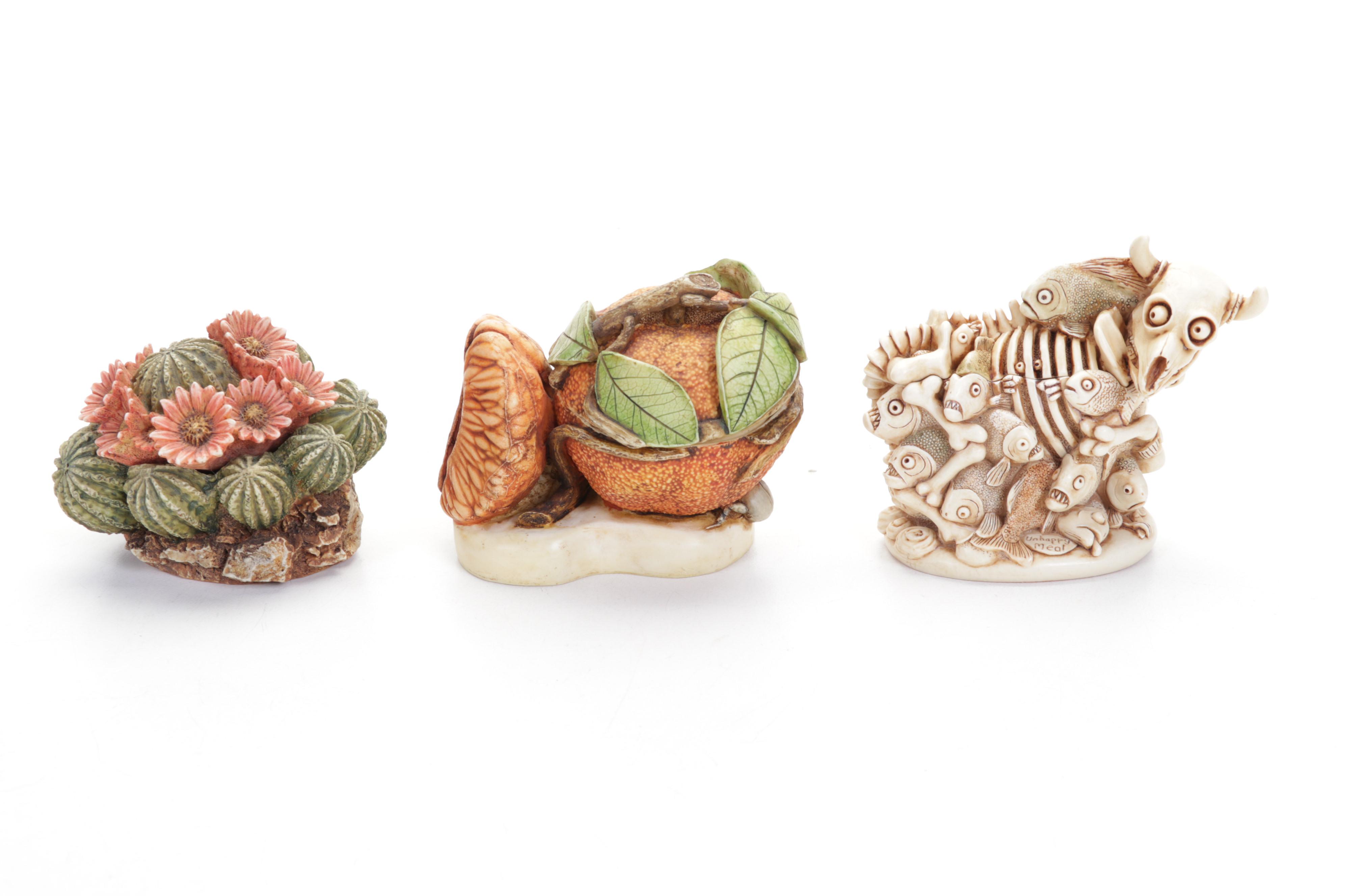 Harmony Kingdom Roly Poly "Dracula" with Harmony Garden & Byron's Bouquets