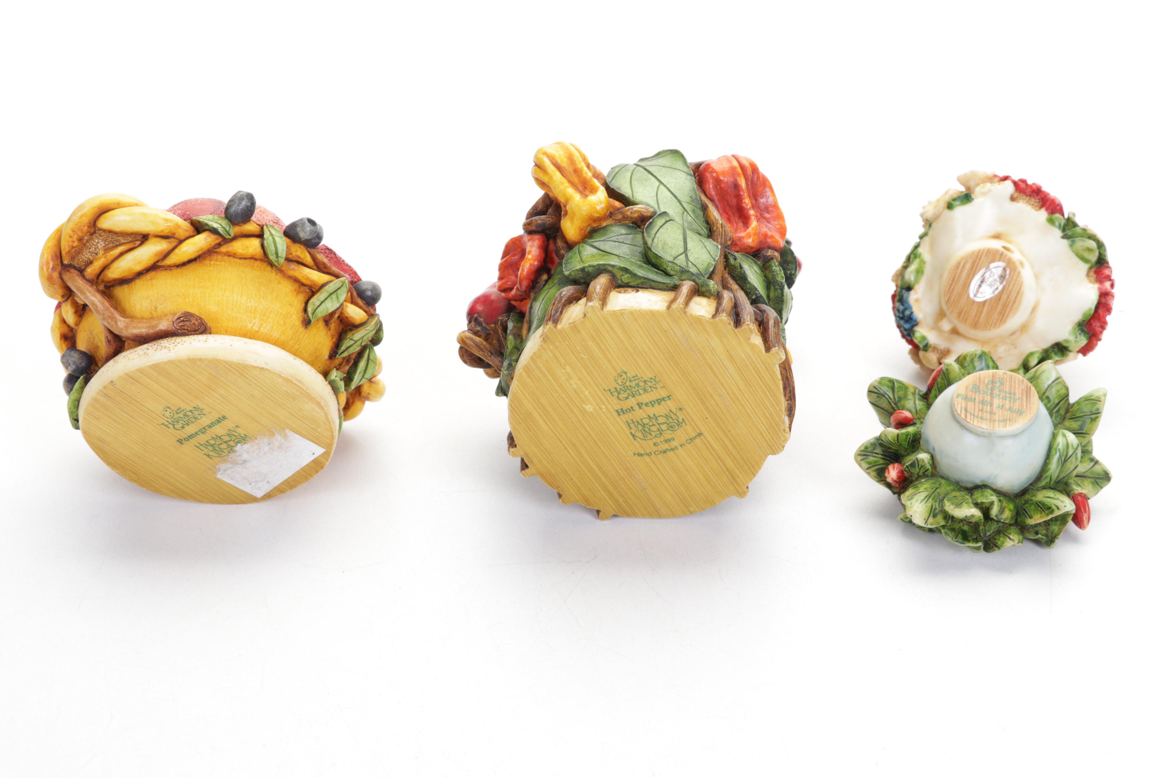 Harmony Kingdom Roly Poly "Dracula" with Harmony Garden & Byron's Bouquets