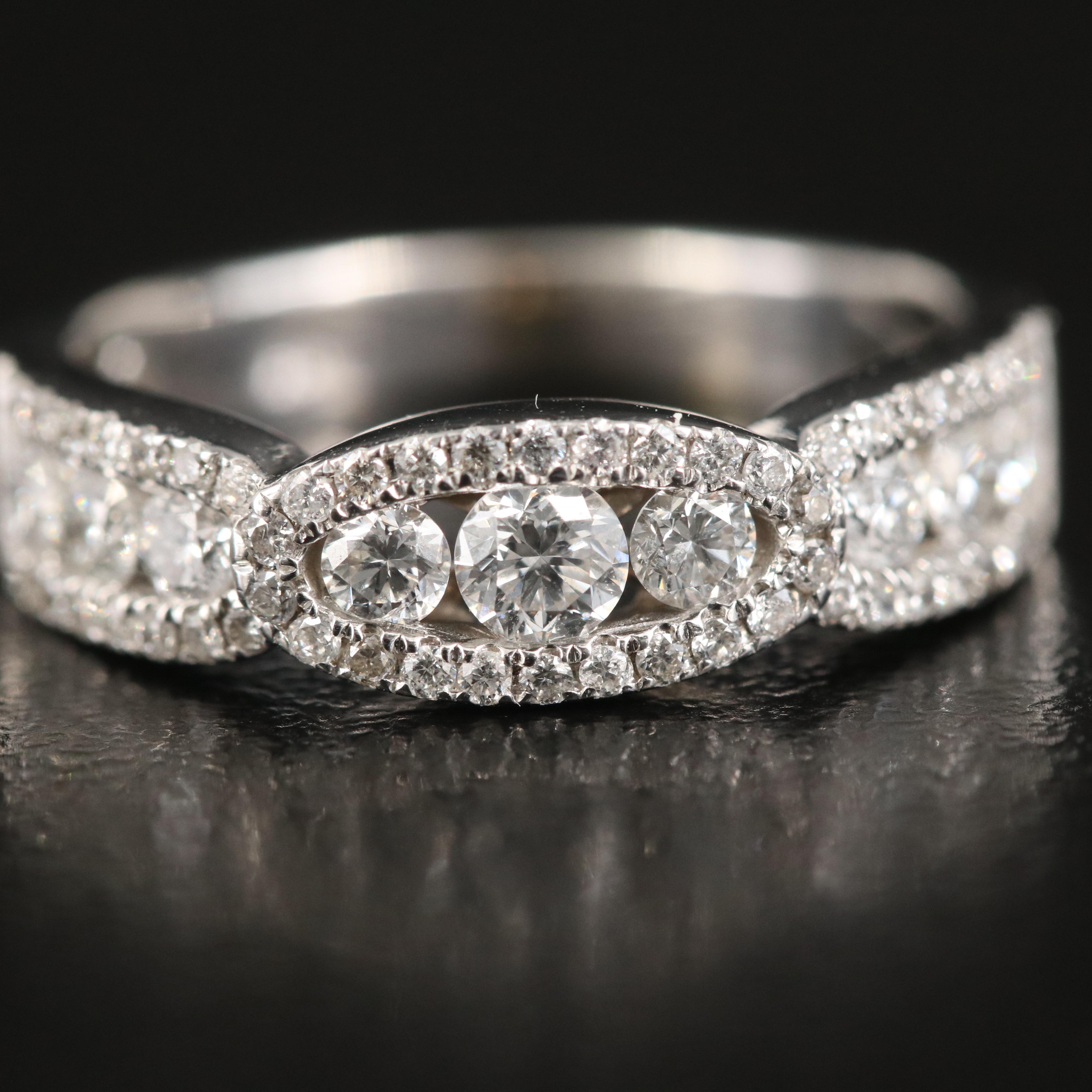 14K 0.64 CTW Diamond Ring