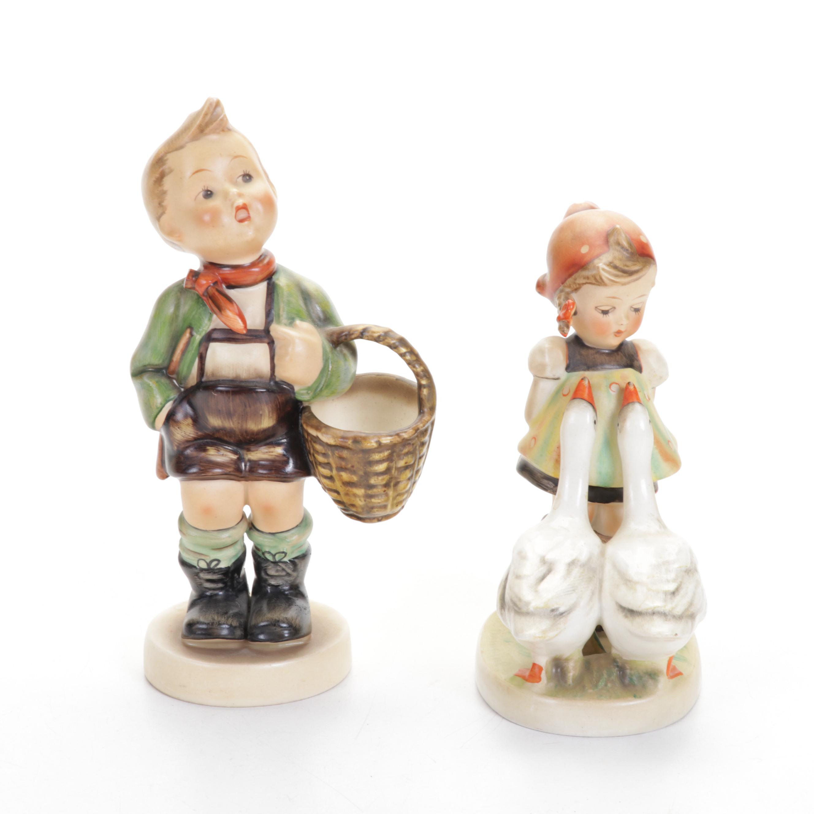 Lenox Bone China "Irish Blessing" Teapot with Goebel Hummel Figurines