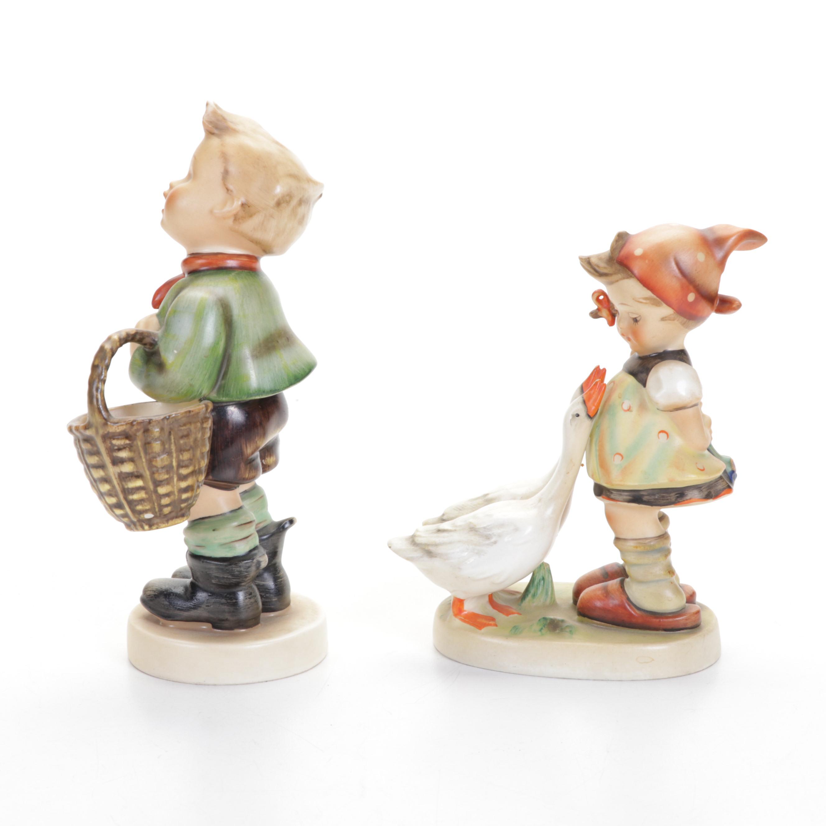 Lenox Bone China "Irish Blessing" Teapot with Goebel Hummel Figurines