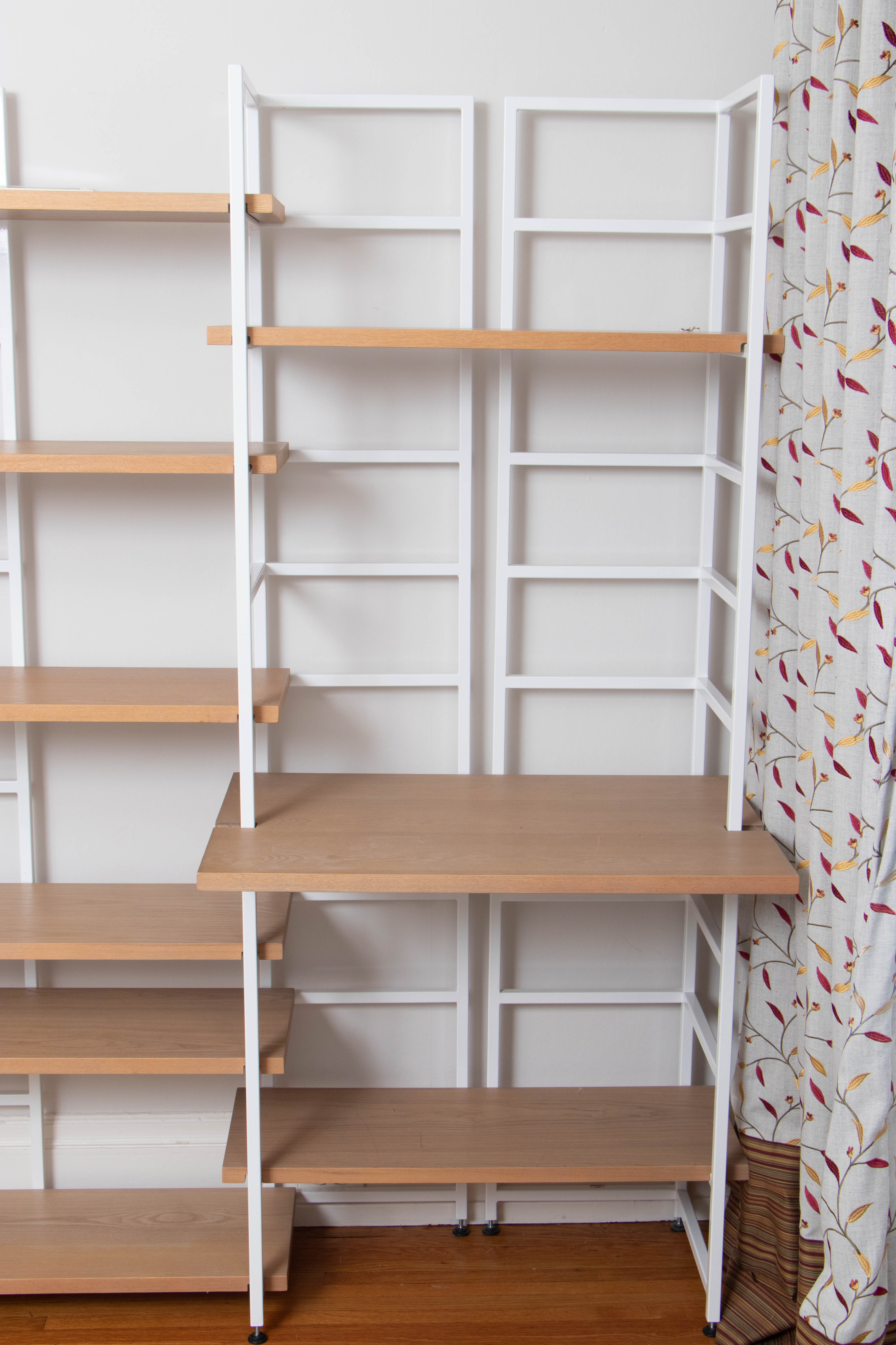 TAG Furnishings Group Metal and Beech Modular Bookcase and Desk System