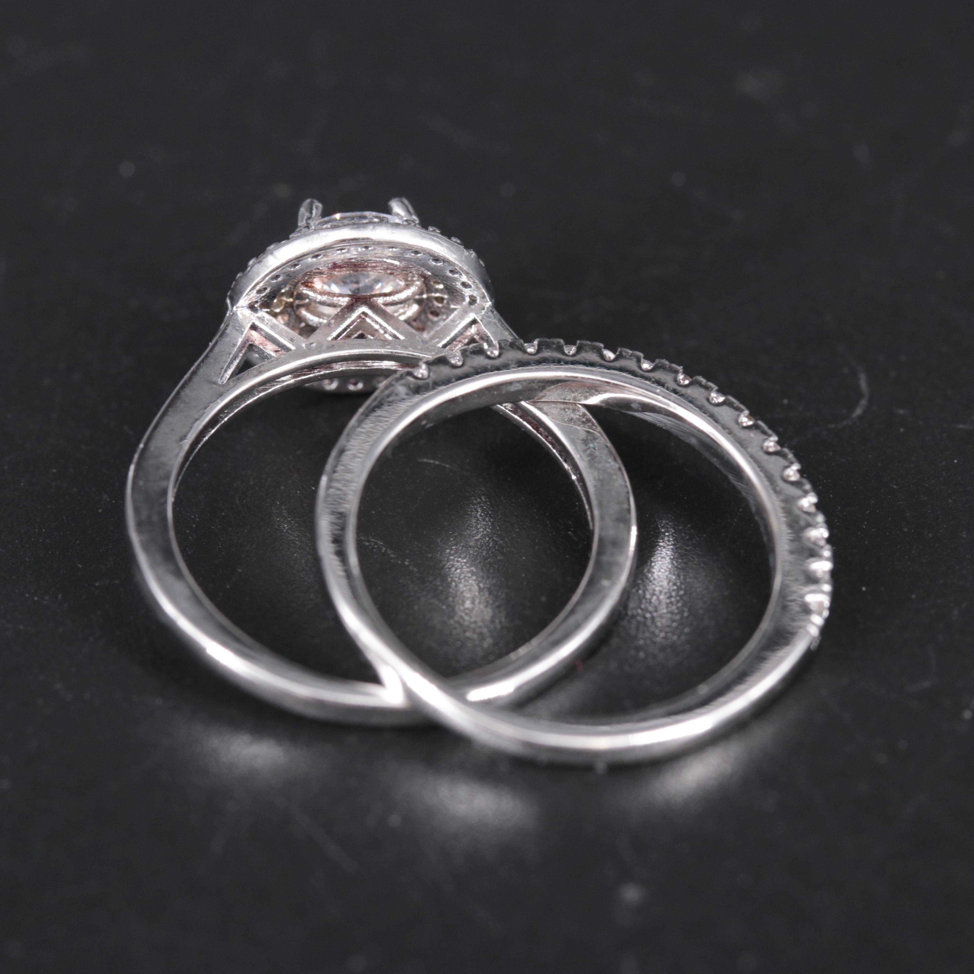 Cubic Zirconia Ring Set