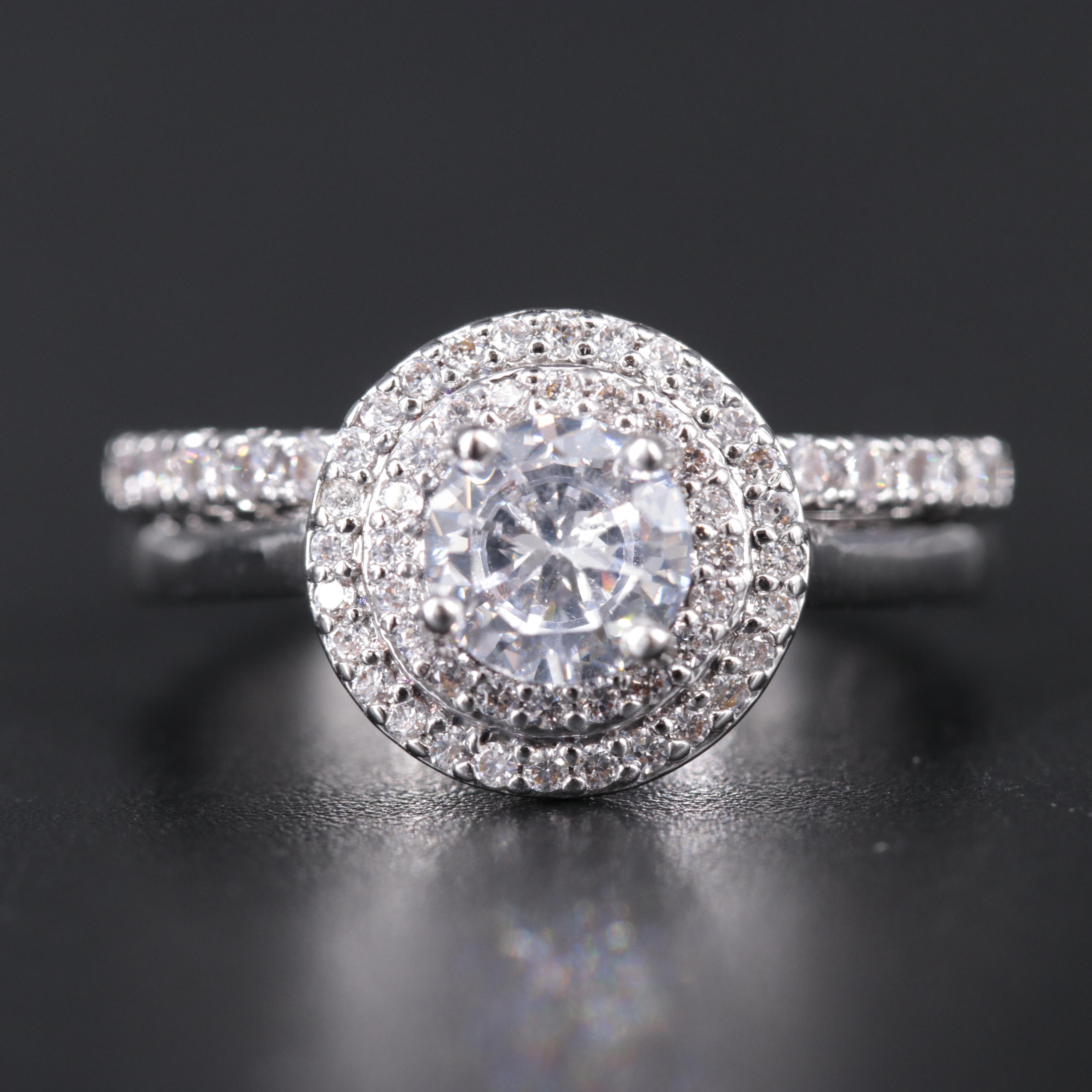 Cubic Zirconia Ring Set