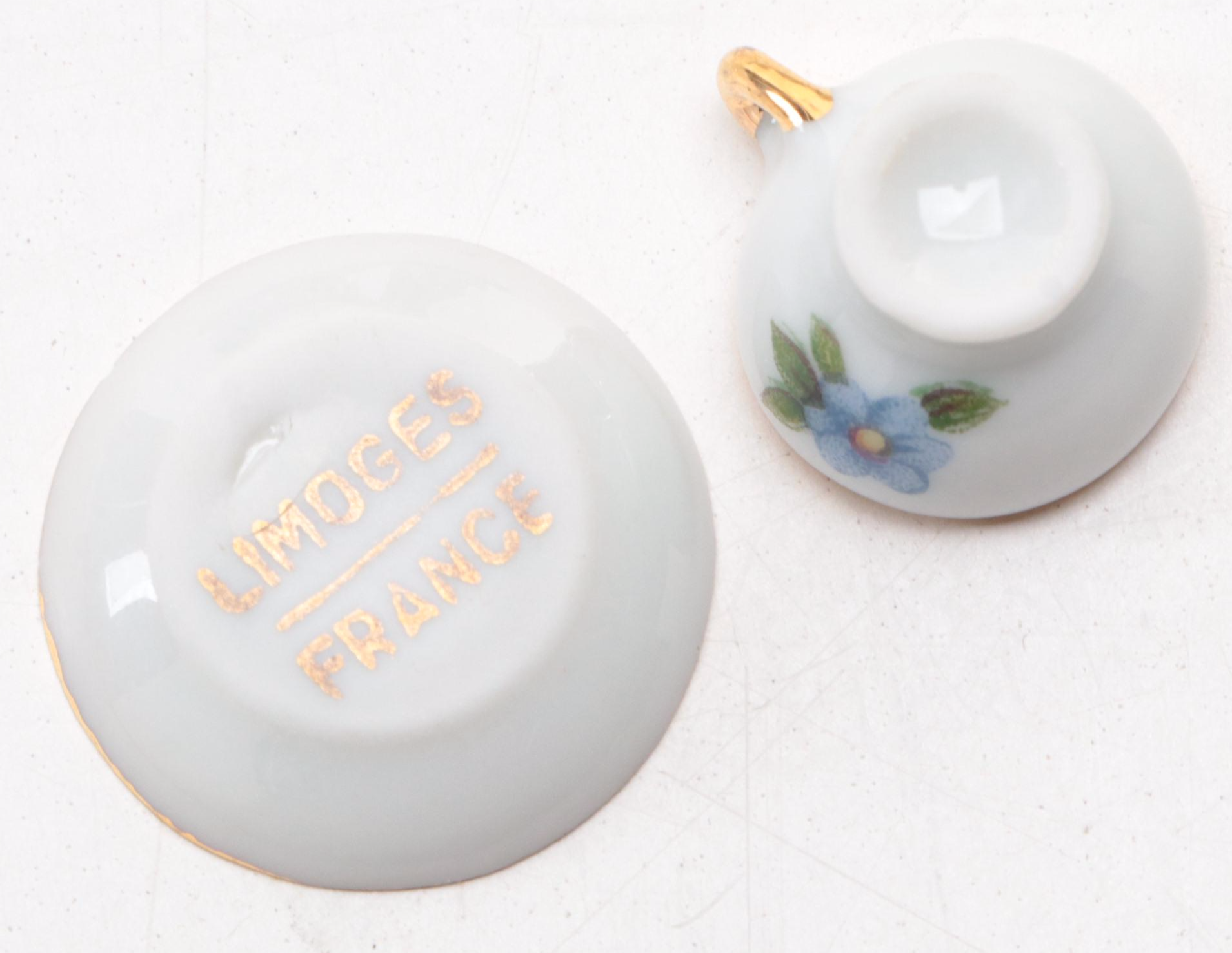 Hand-Painted Limoges Porcelain Miniature Tea Sets