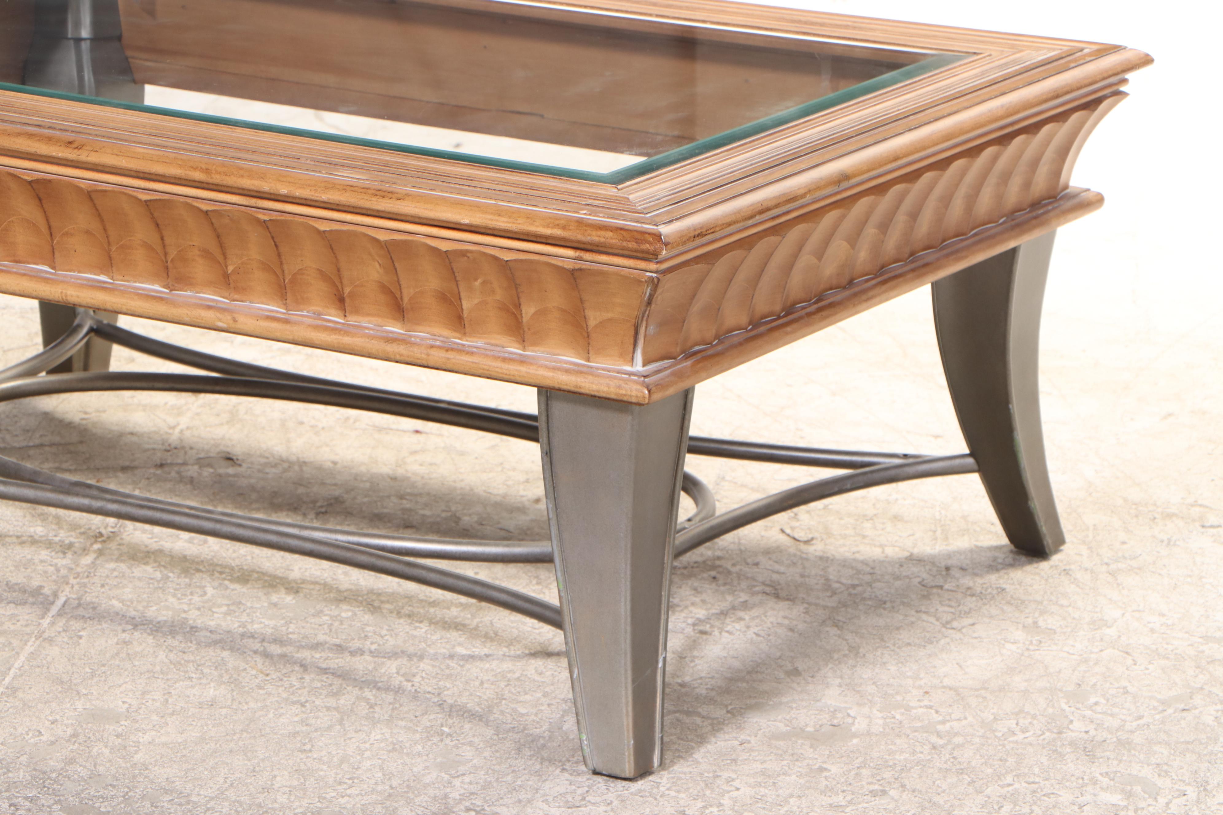 Modern Neoclassical Style Coffee Table