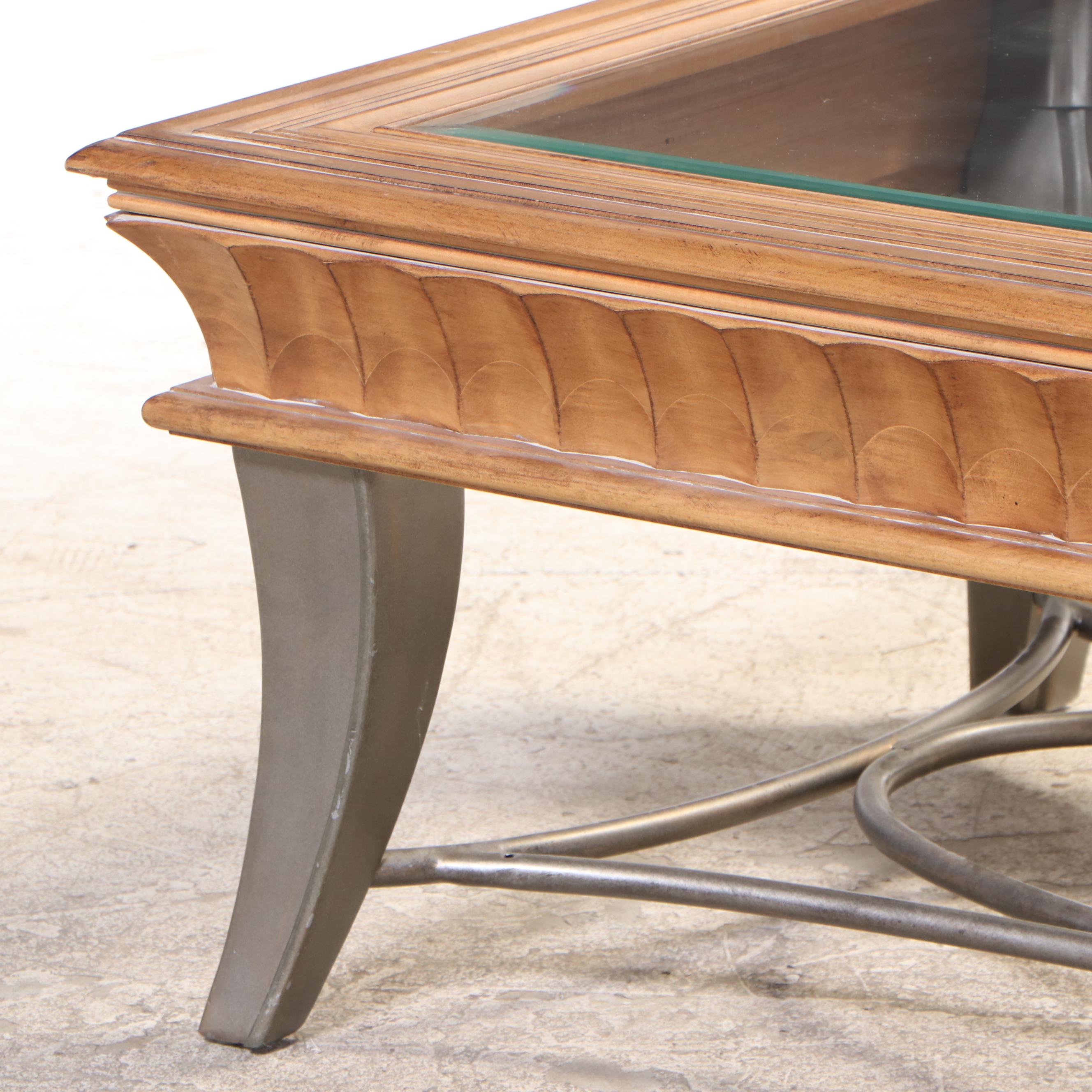 Modern Neoclassical Style Coffee Table