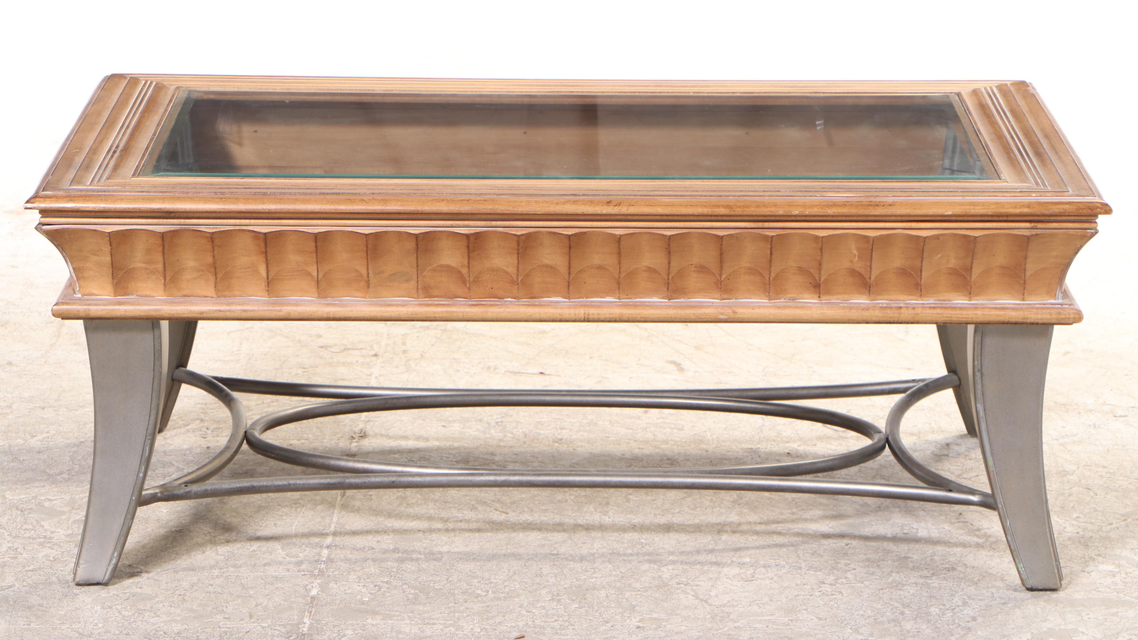 Modern Neoclassical Style Coffee Table