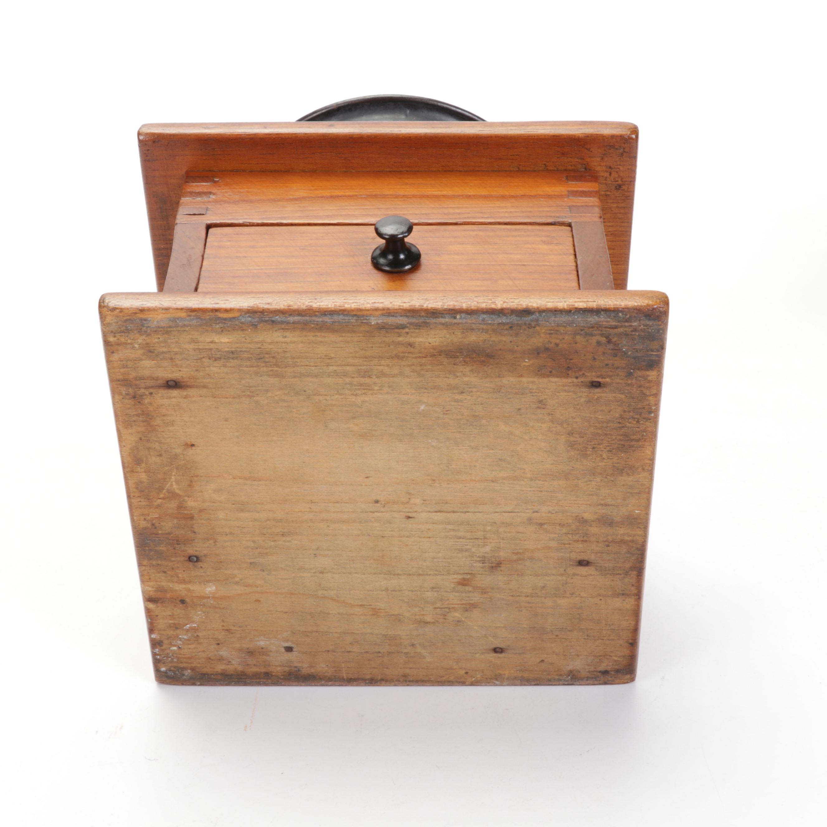 Arcade Mfg. Co. Hand Cranked Coffee Grinder, Wooden Spice Jars, and More