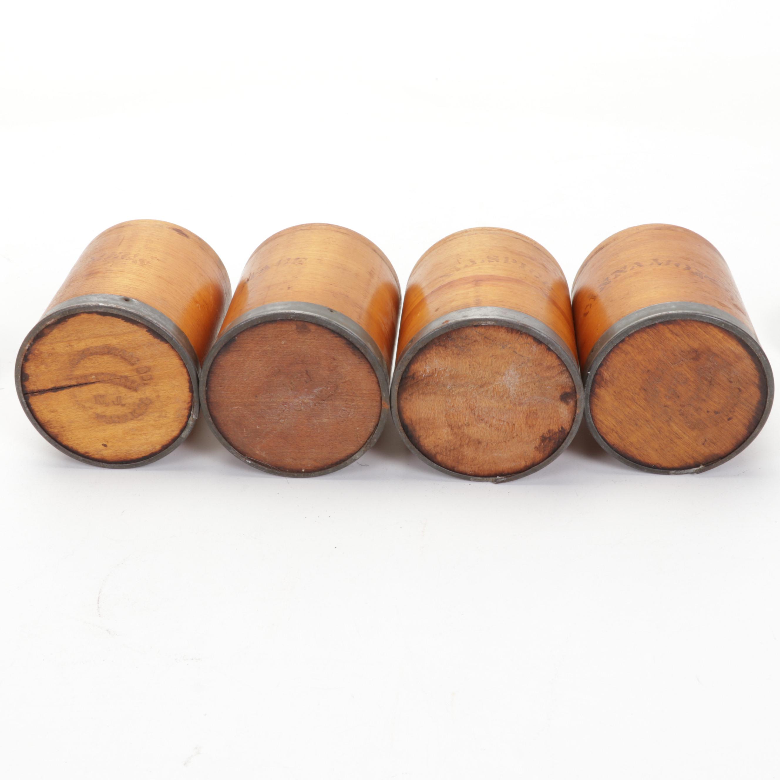 Arcade Mfg. Co. Hand Cranked Coffee Grinder, Wooden Spice Jars, and More