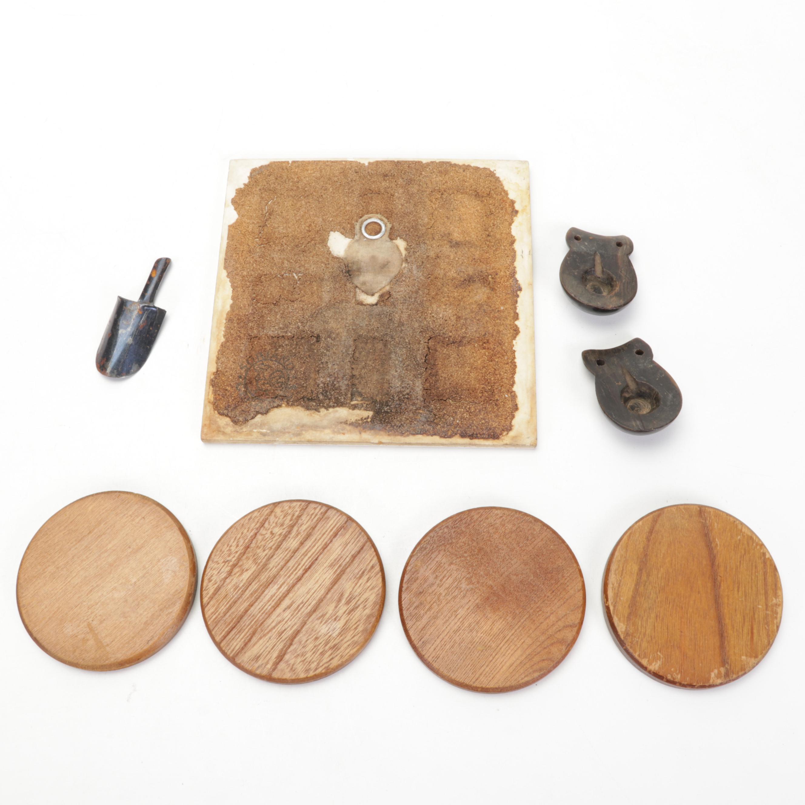 Arcade Mfg. Co. Hand Cranked Coffee Grinder, Wooden Spice Jars, and More