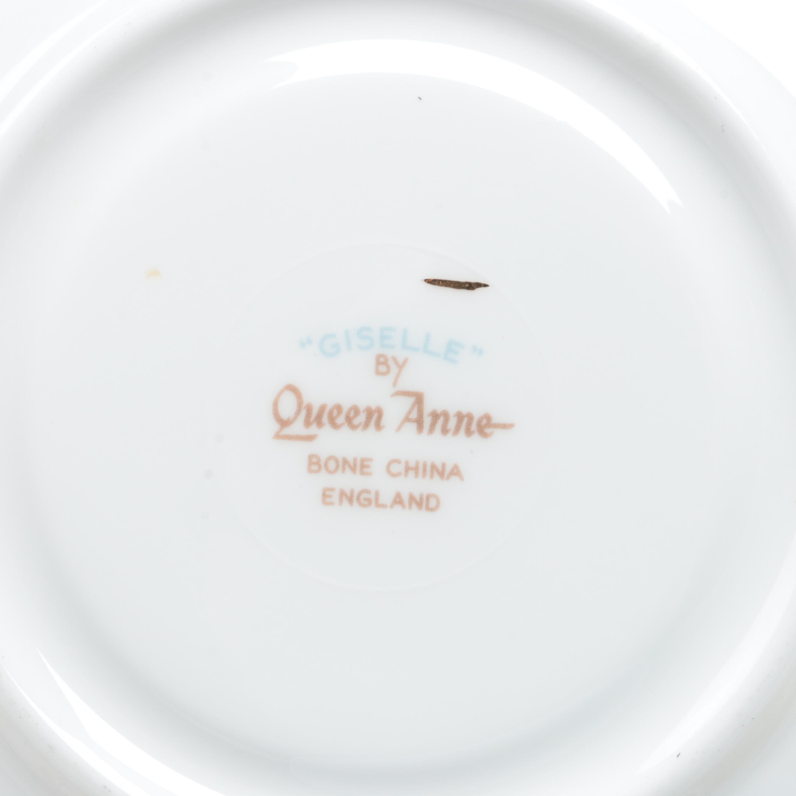 English Bone China Tea Cups, Saucers, Creamers and Sugar Bowls