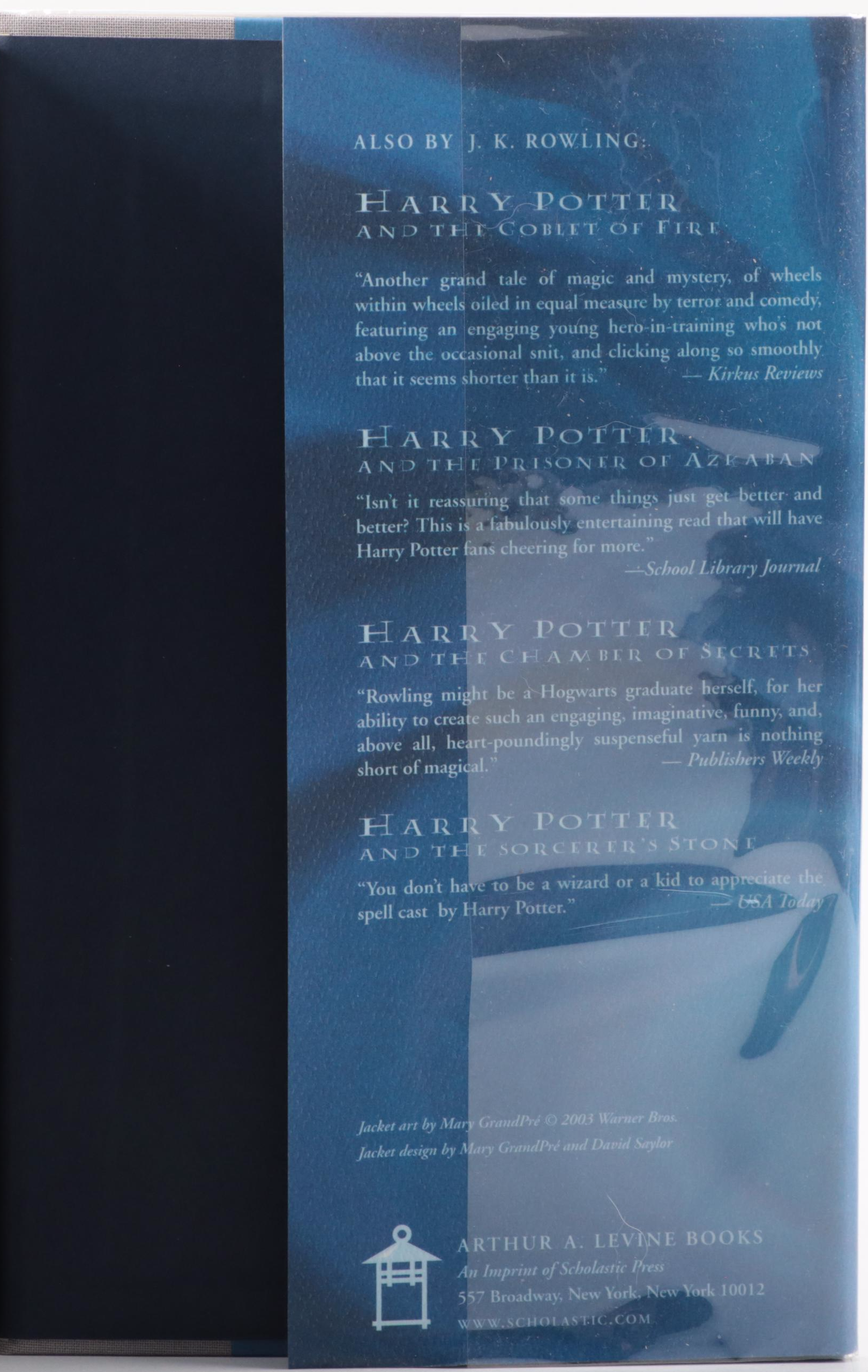 First American Edition "Harry Potter" Complete Series by J. K. Rowling