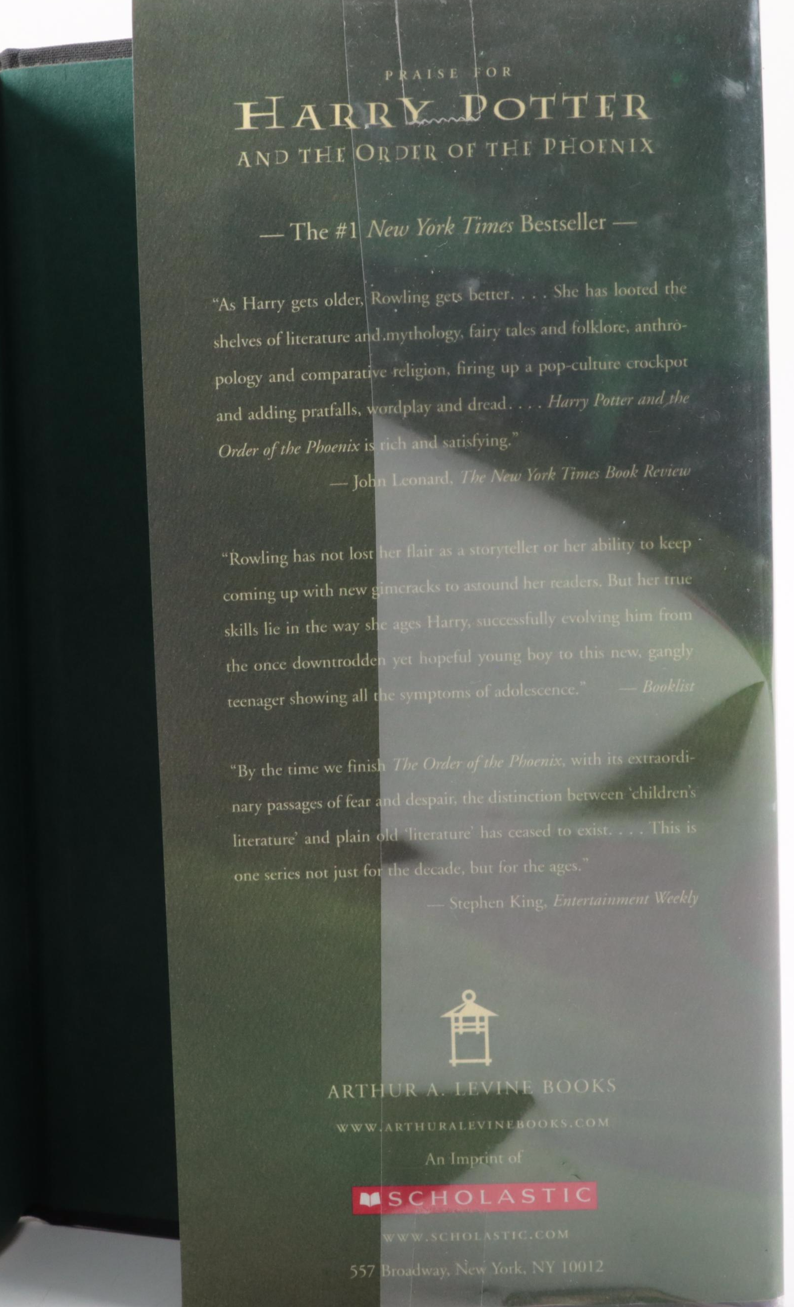 First American Edition "Harry Potter" Complete Series by J. K. Rowling