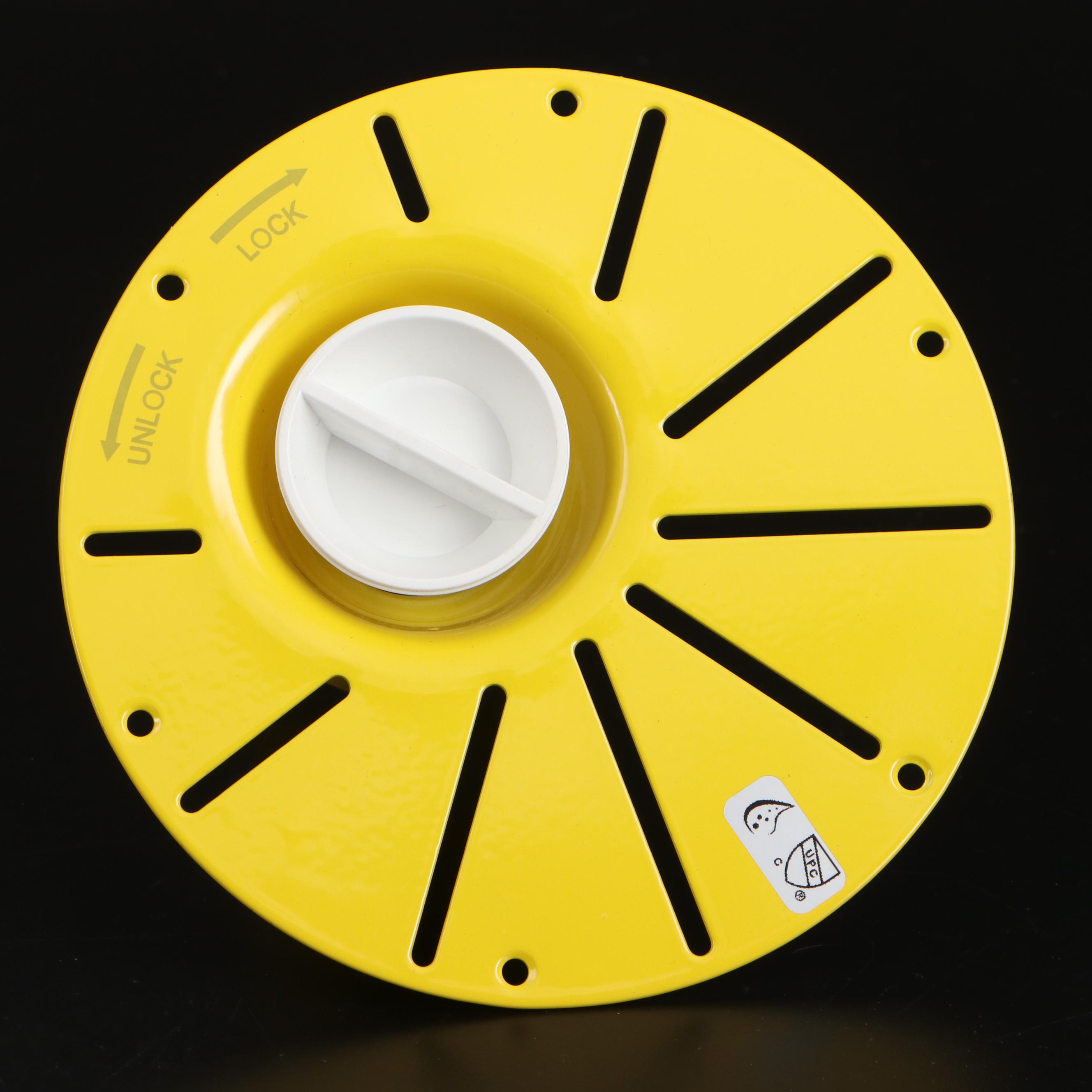 Polished Nickel Finish Tub Drain and Drop-In Kit with Chrome Towel Ring