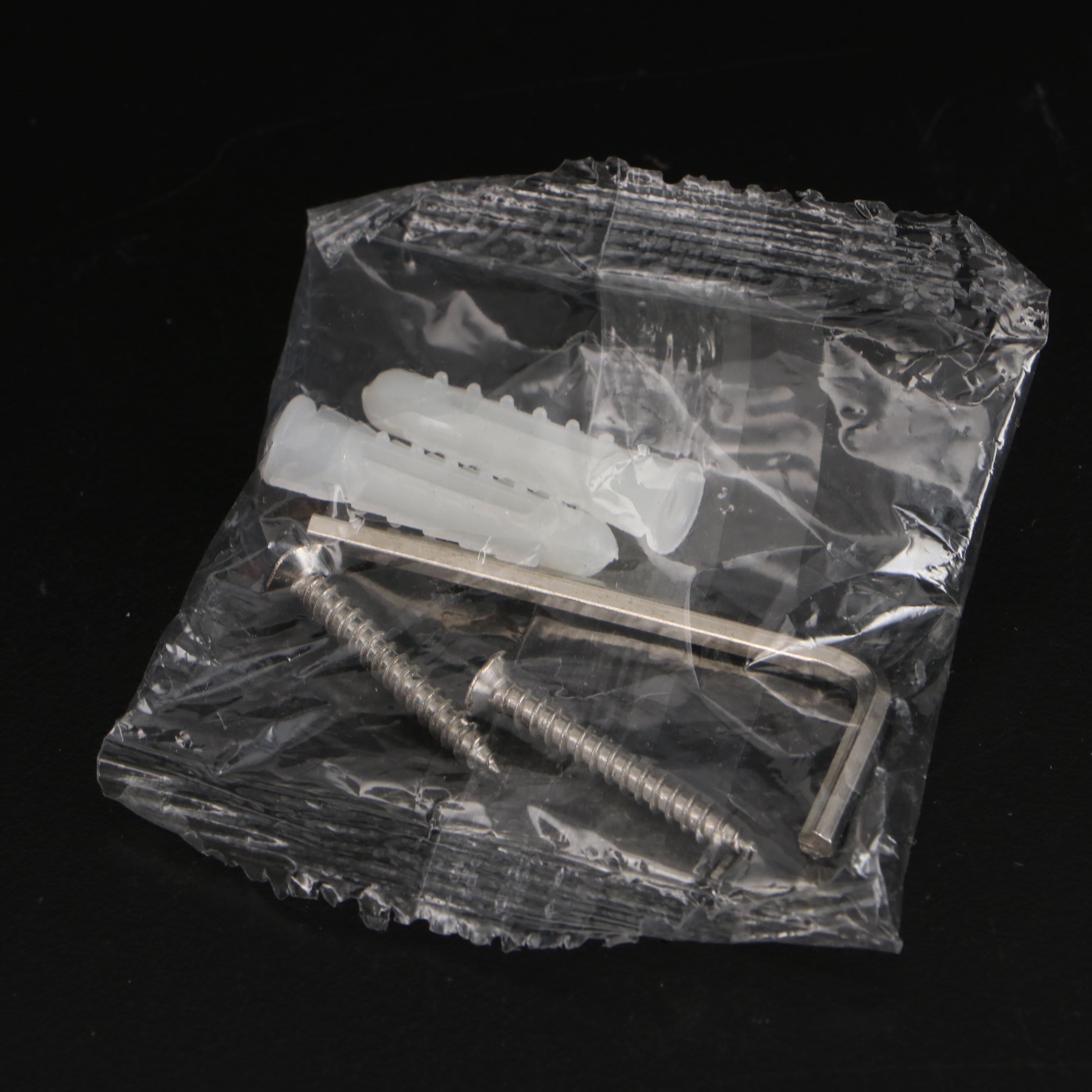 Polished Nickel Finish Tub Drain and Drop-In Kit with Chrome Towel Ring