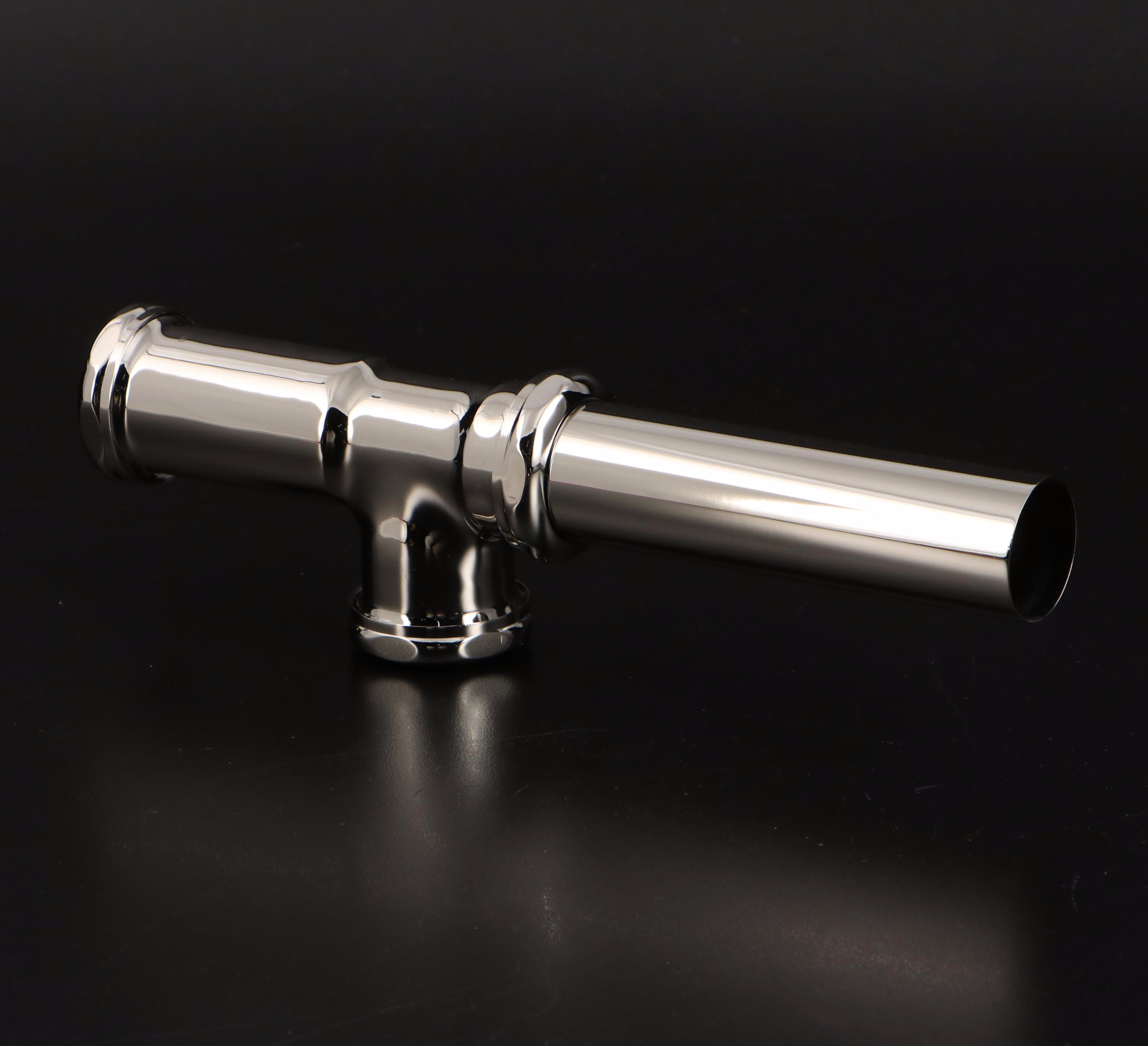 Polished Nickel Finish Tub Drain and Drop-In Kit with Chrome Towel Ring