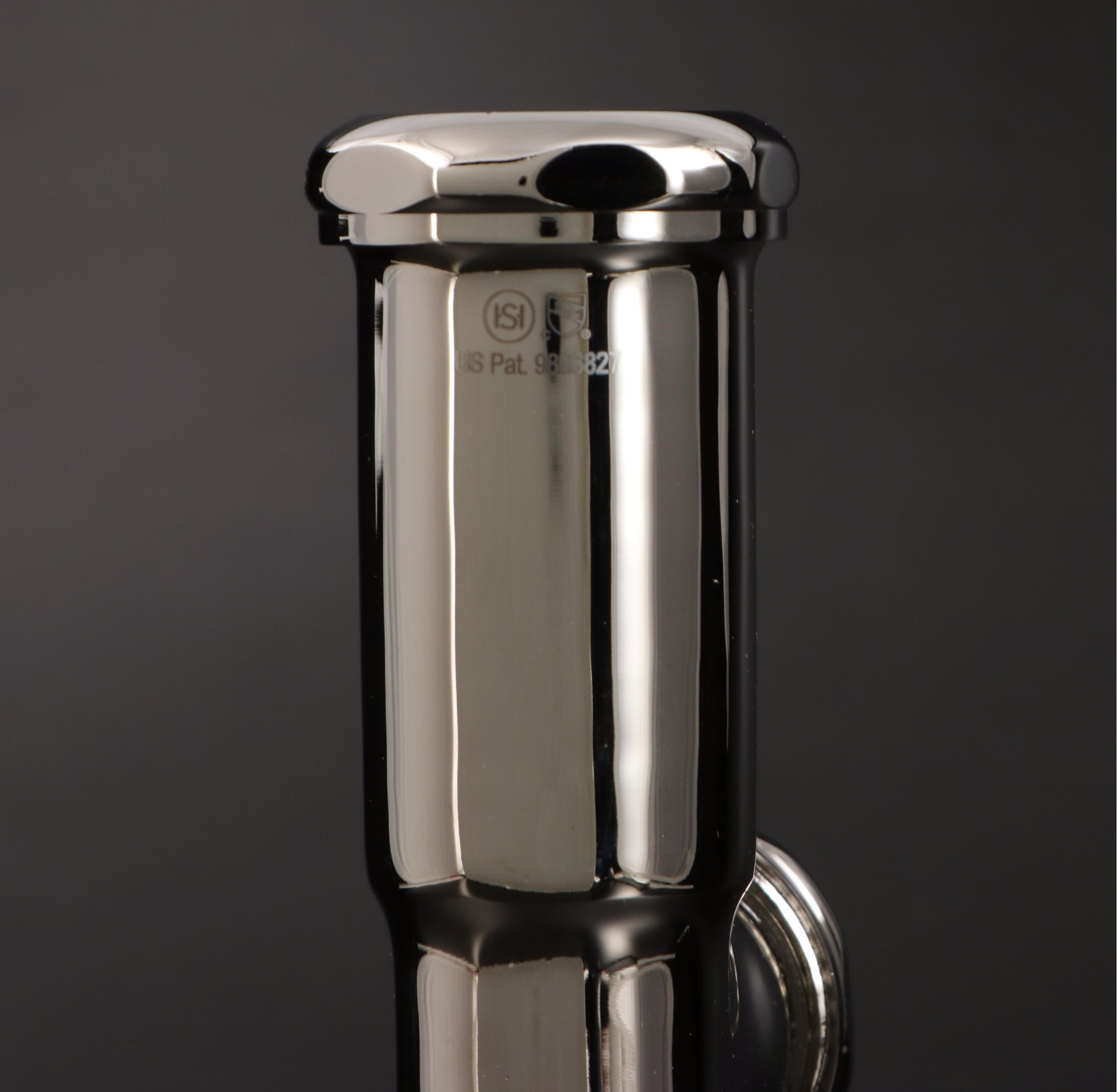 Polished Nickel Finish Tub Drain and Drop-In Kit with Chrome Towel Ring