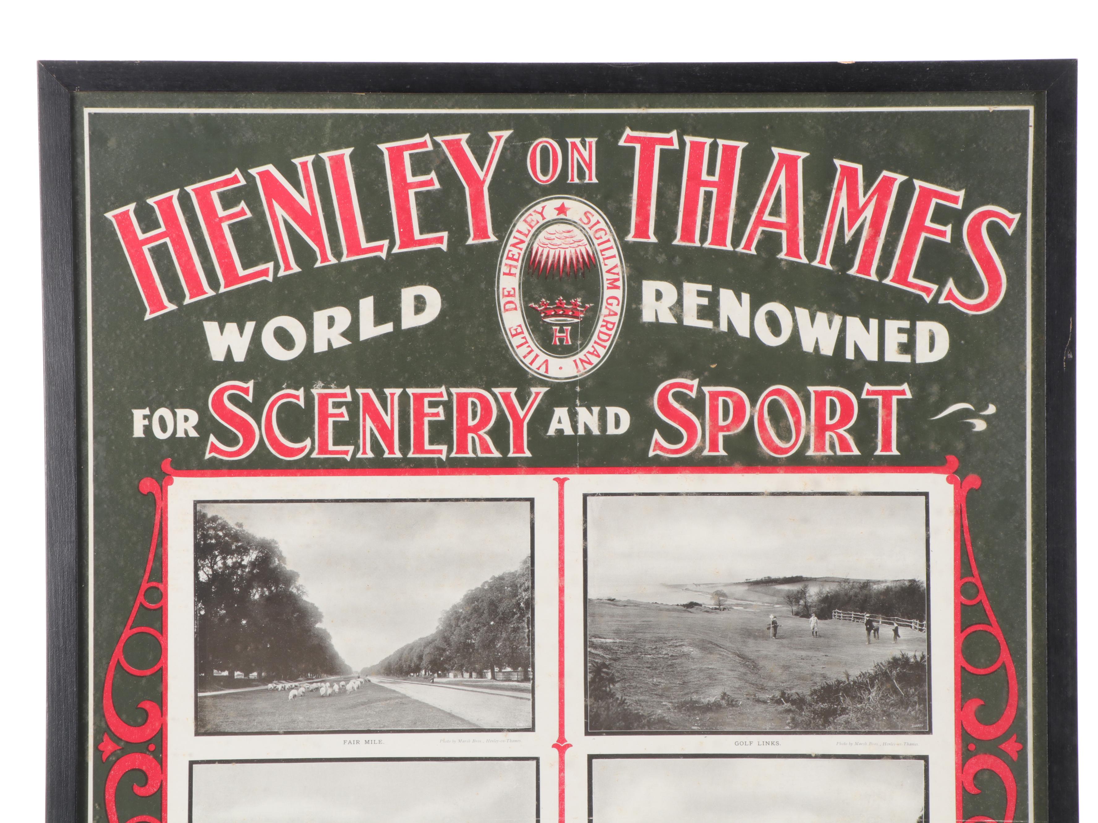 Henley on Thames Tourism Poster