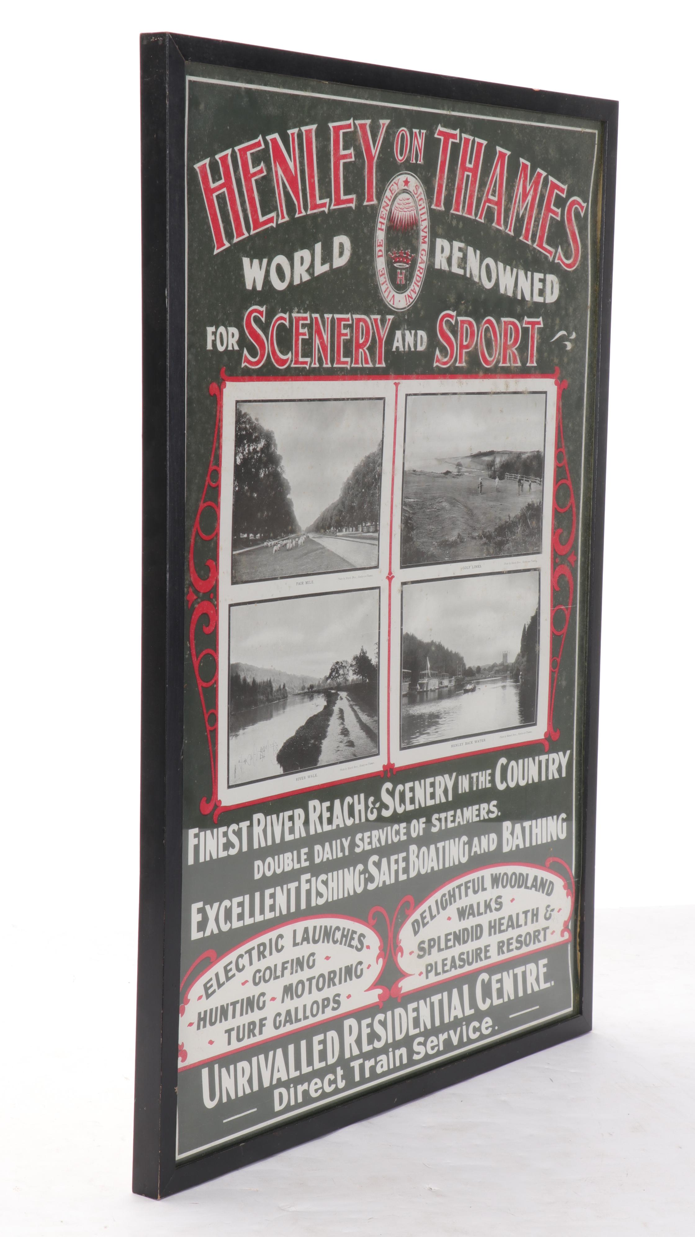 Henley on Thames Tourism Poster