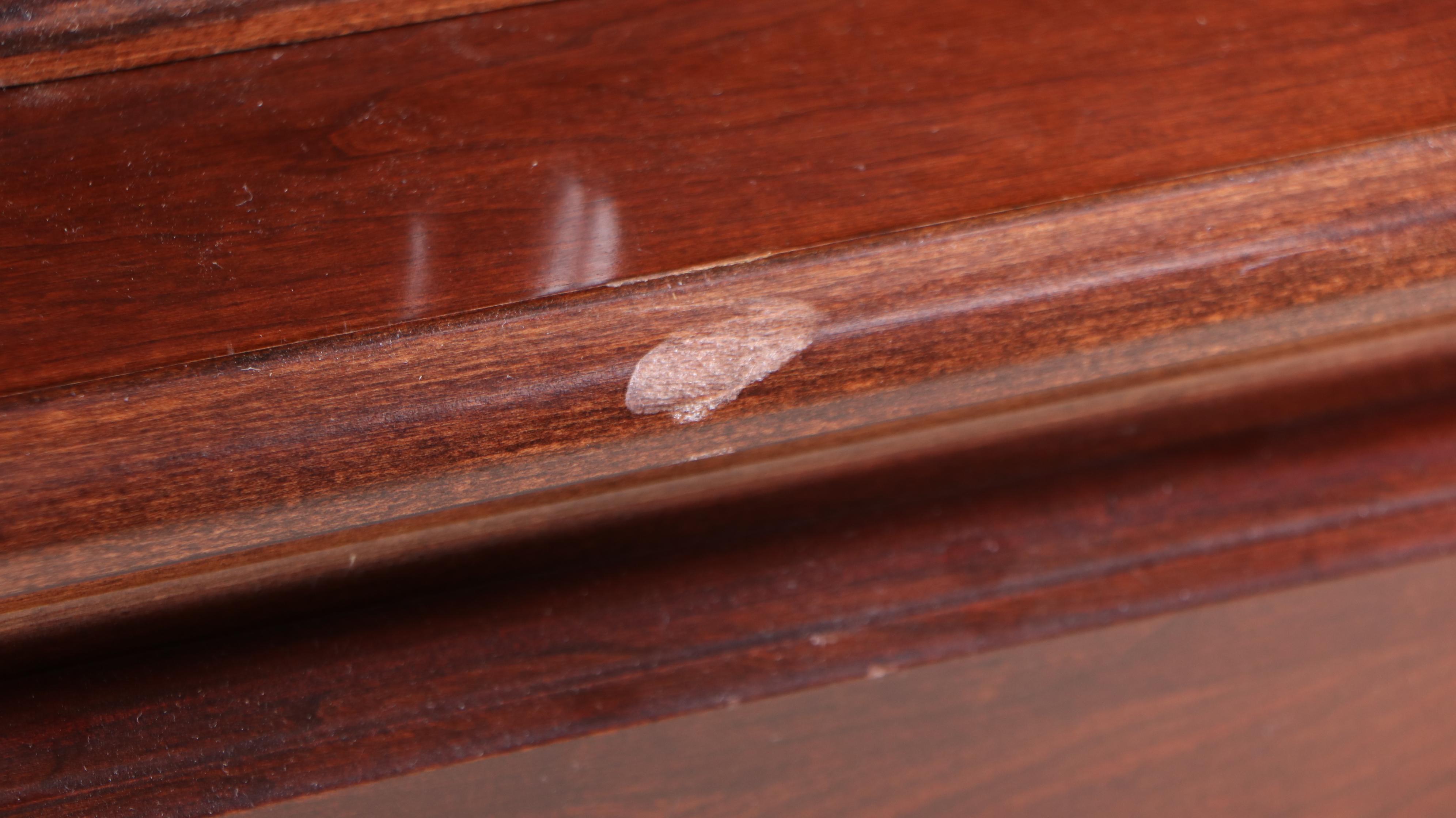 American Drew Colonial Style Maple China Cabinet