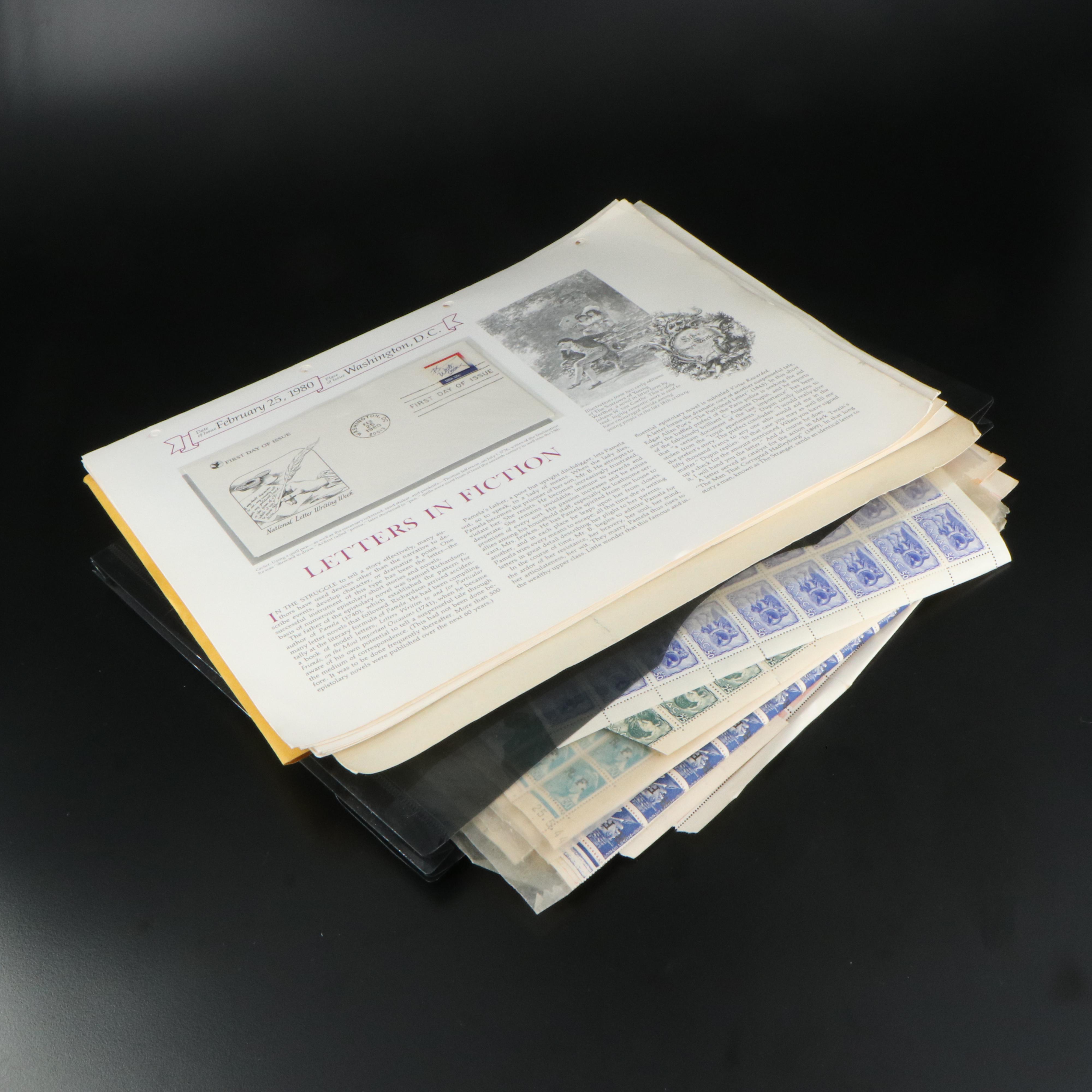 Collection of International Mint Sheets and Postal Covers