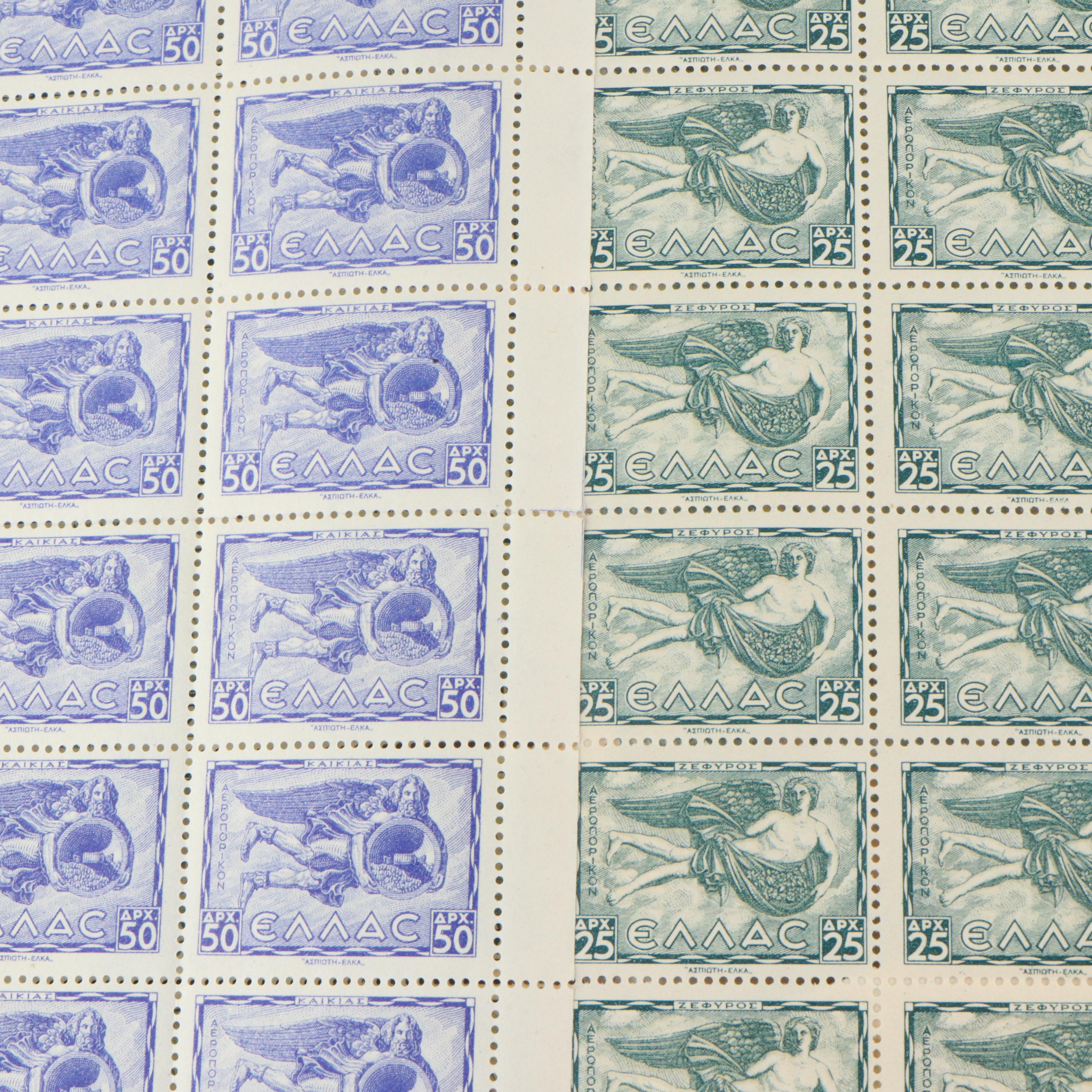 Collection of International Mint Sheets and Postal Covers